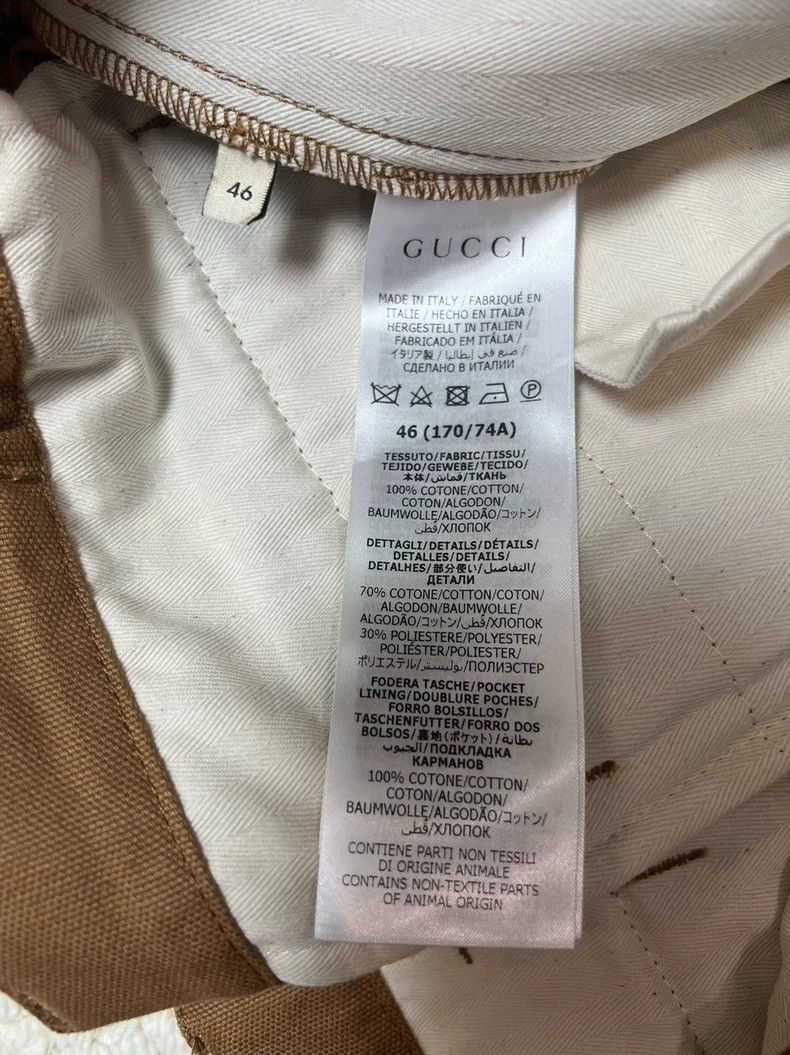 Gucci Gucci SS23 GG Full Print Logo Flip Jeans 2502-Nextarrow Size US 30 / EU 46 - 5 Thumbnail