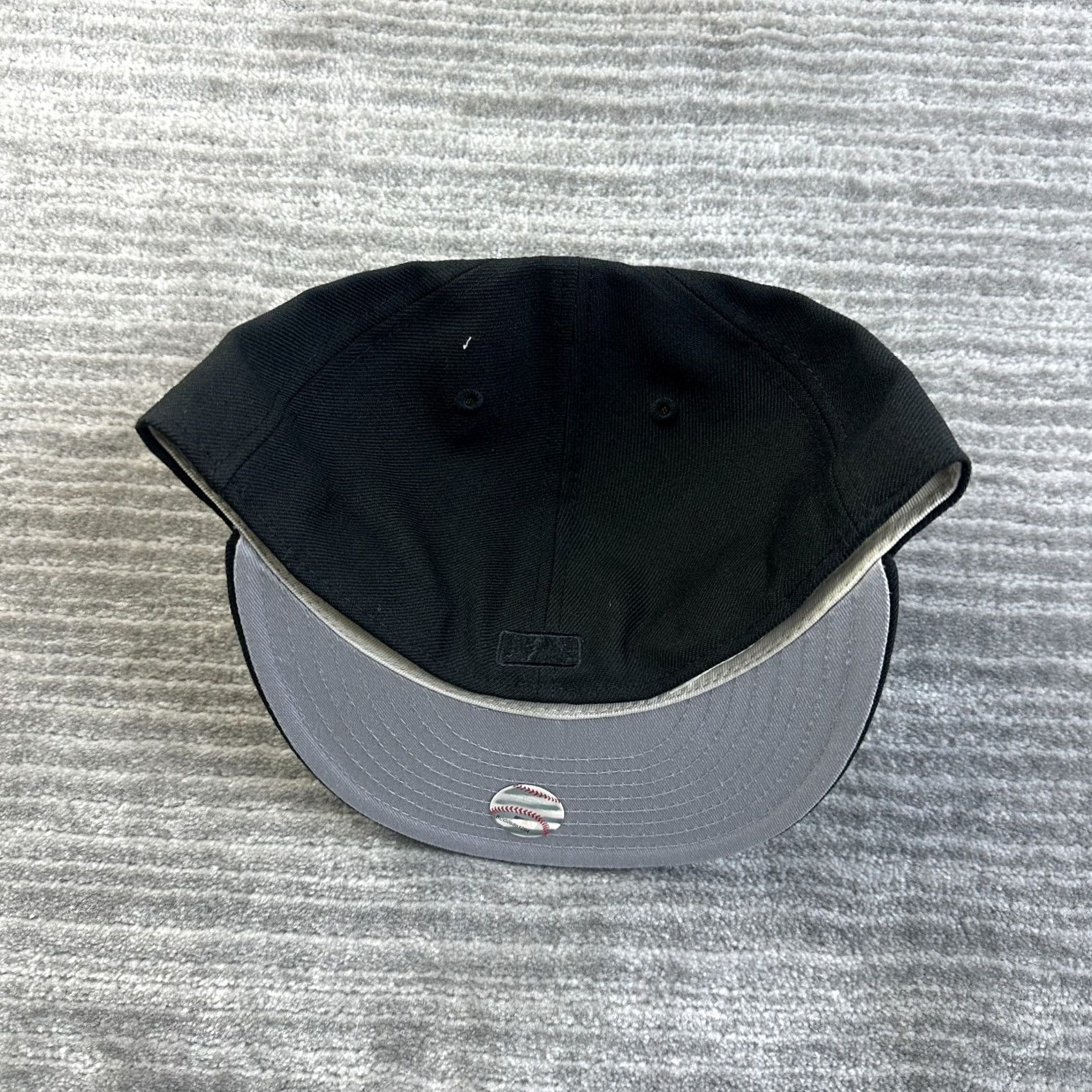 Fear of God Fear Of God Hat Cap Mens Fitted 7 1/2 Black White New Era Wool Essentials Baseball Cap 7 1/2 Mens Black Wool New Era Fear Of God Hat Cap Baseball Cap Size ONE SIZE - 4 Thumbnail