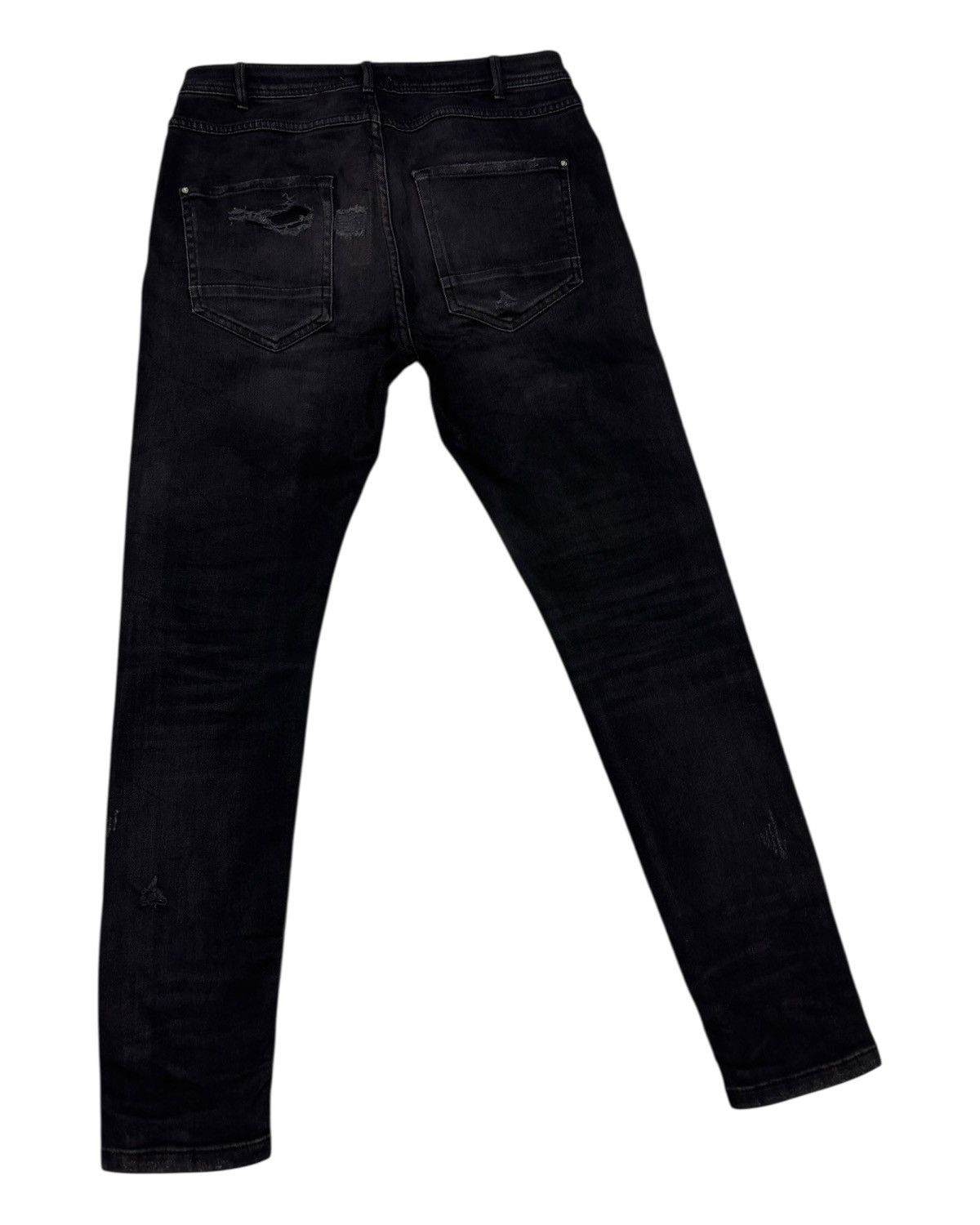 Zara 🔥ZARA DISTRESSED DENIM JEANS Size US 31 - 4 Thumbnail