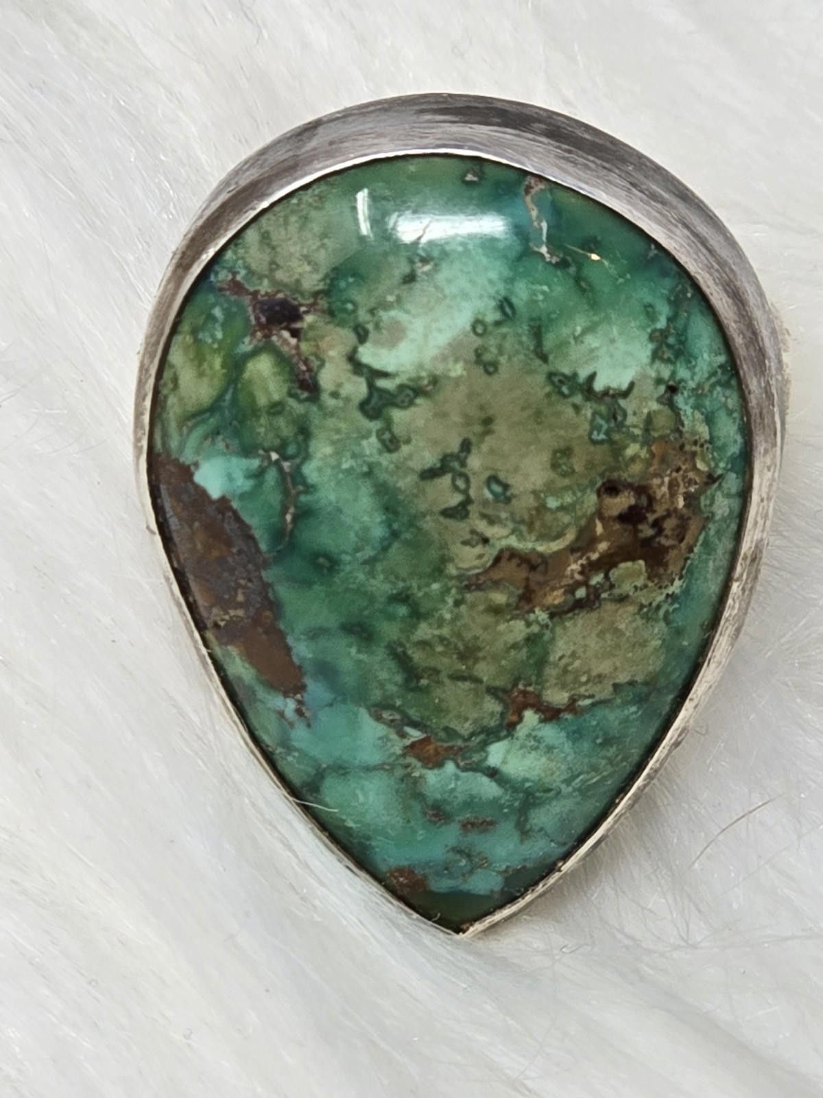 Sterling Silver Herbert Tsosie Royston Turquoise Ring Sz 6 Sterling Size ONE SIZE - 8 Thumbnail