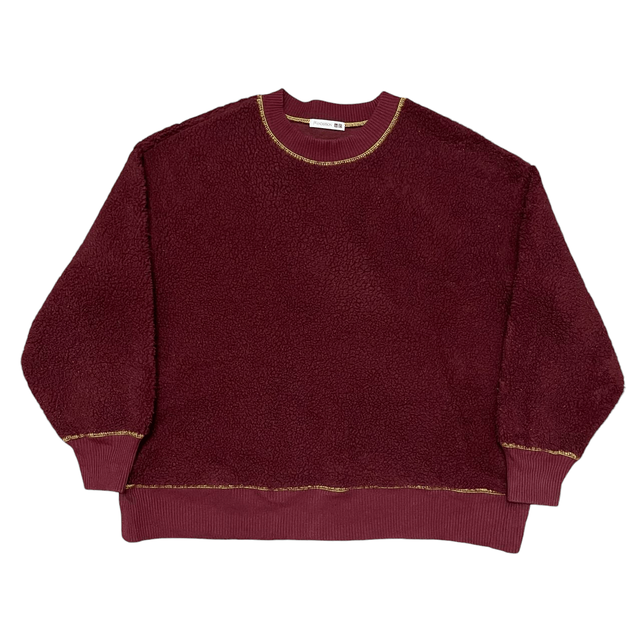 JW Anderson × Uniqlo J.W.Anderson Uniqlo Fleece Sherpa Crewneck Sweatshirt Size US XL / EU 56 / 4 - 1 Thumbnail