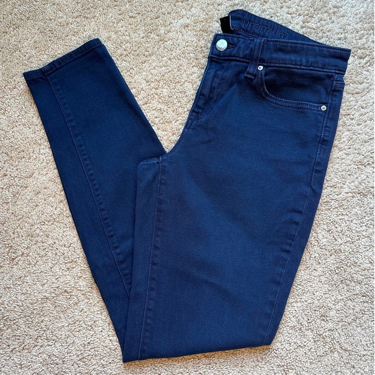 Gap Gap Premium High Rise Denim Super Skinny Jeans Blue Womens 8 Size 30" / US 8 / IT 44 - 1 Thumbnail