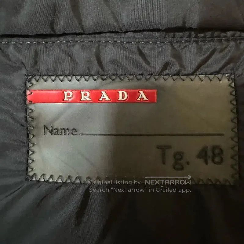 Prada Prada Black Wool Logo Embroidered Down Vest. Size US M / EU 48-50 / 2 - 3 Thumbnail