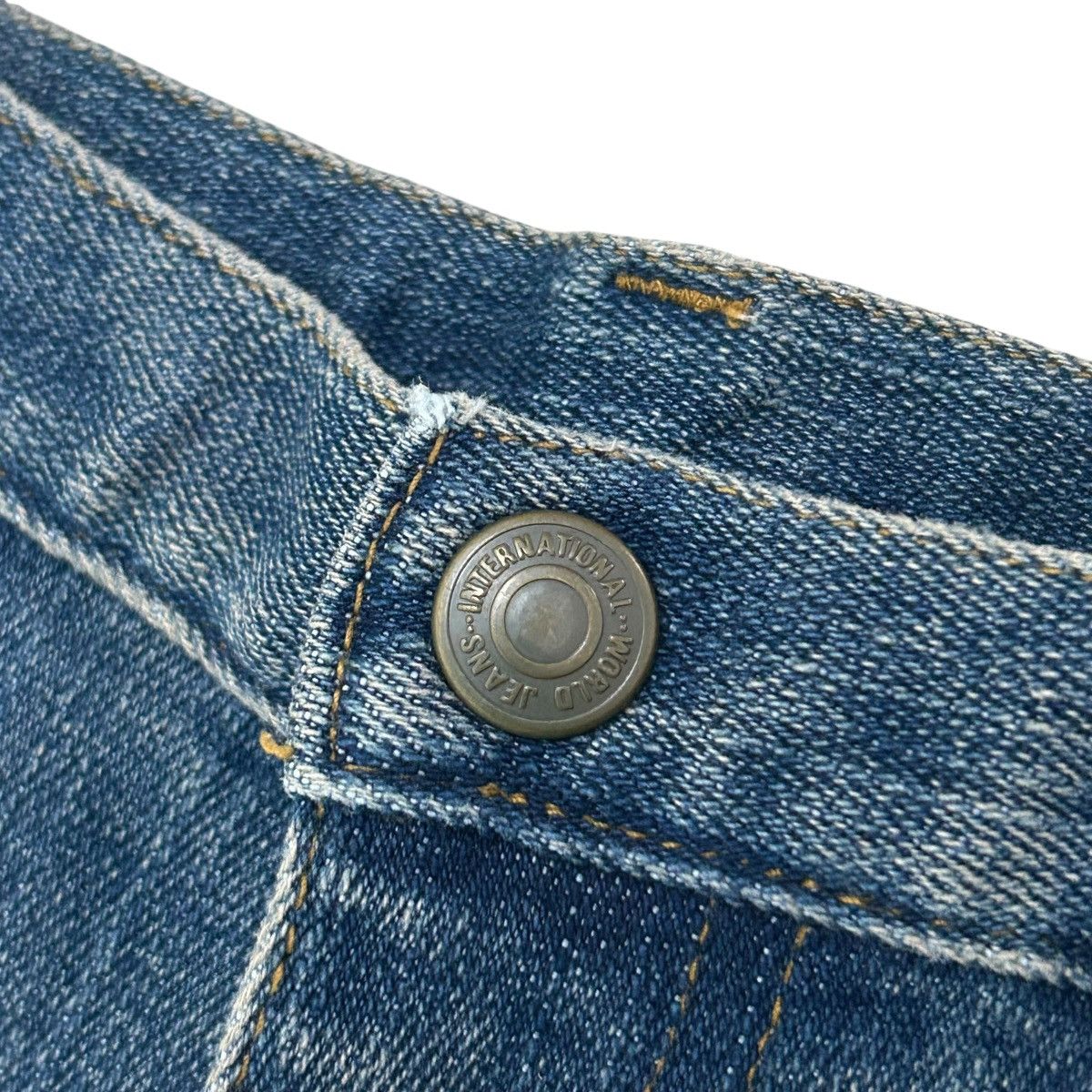 Tornado Mart Flared Japanese Brand Denim Lace Up Size 28" / US 6 / IT 42 - 7 Thumbnail