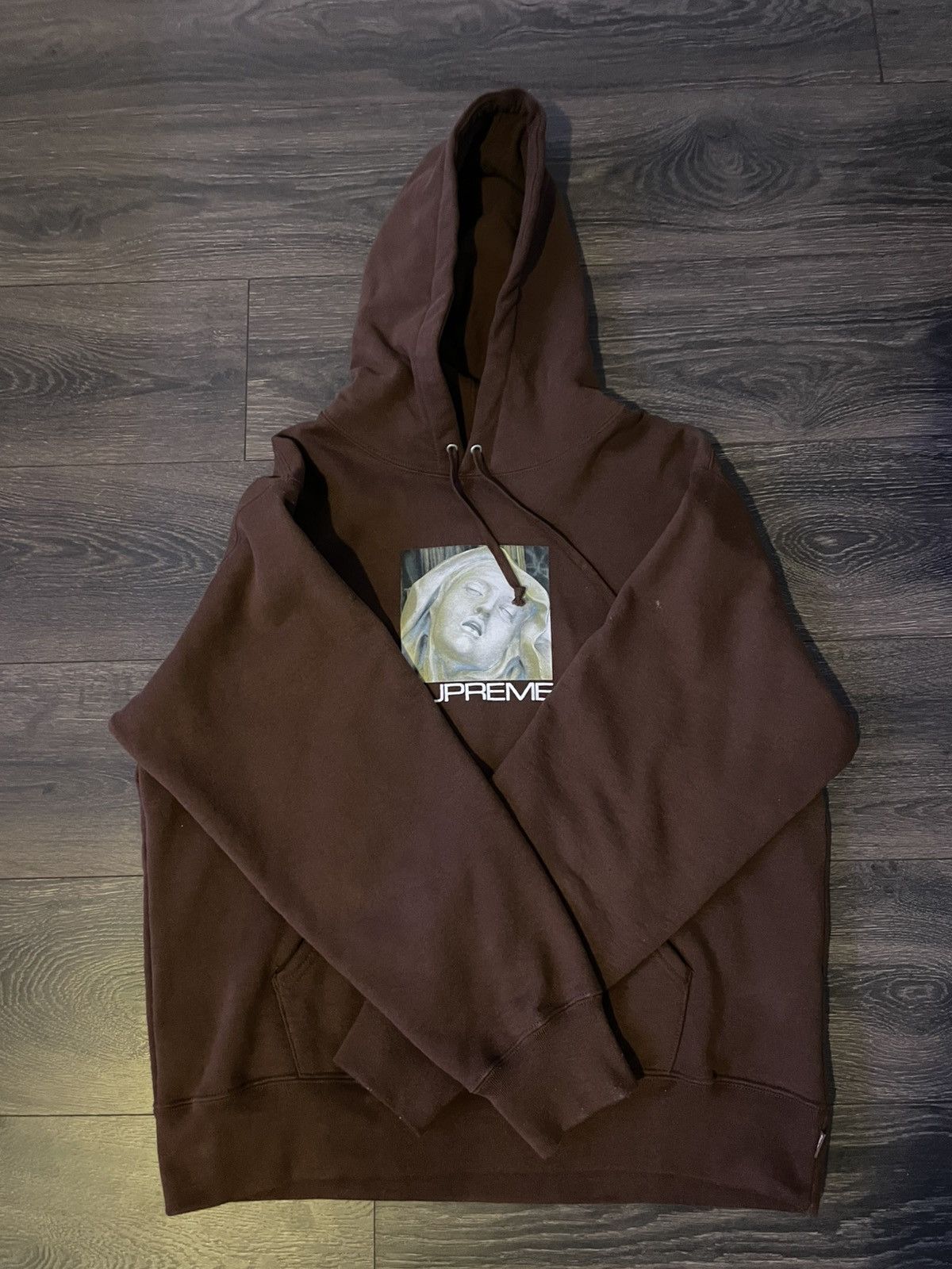 Supreme SUPREME Brown 'Ecstasy' Hoodie (FW21) Size US M / EU 48-50 / 2 - 10 Thumbnail