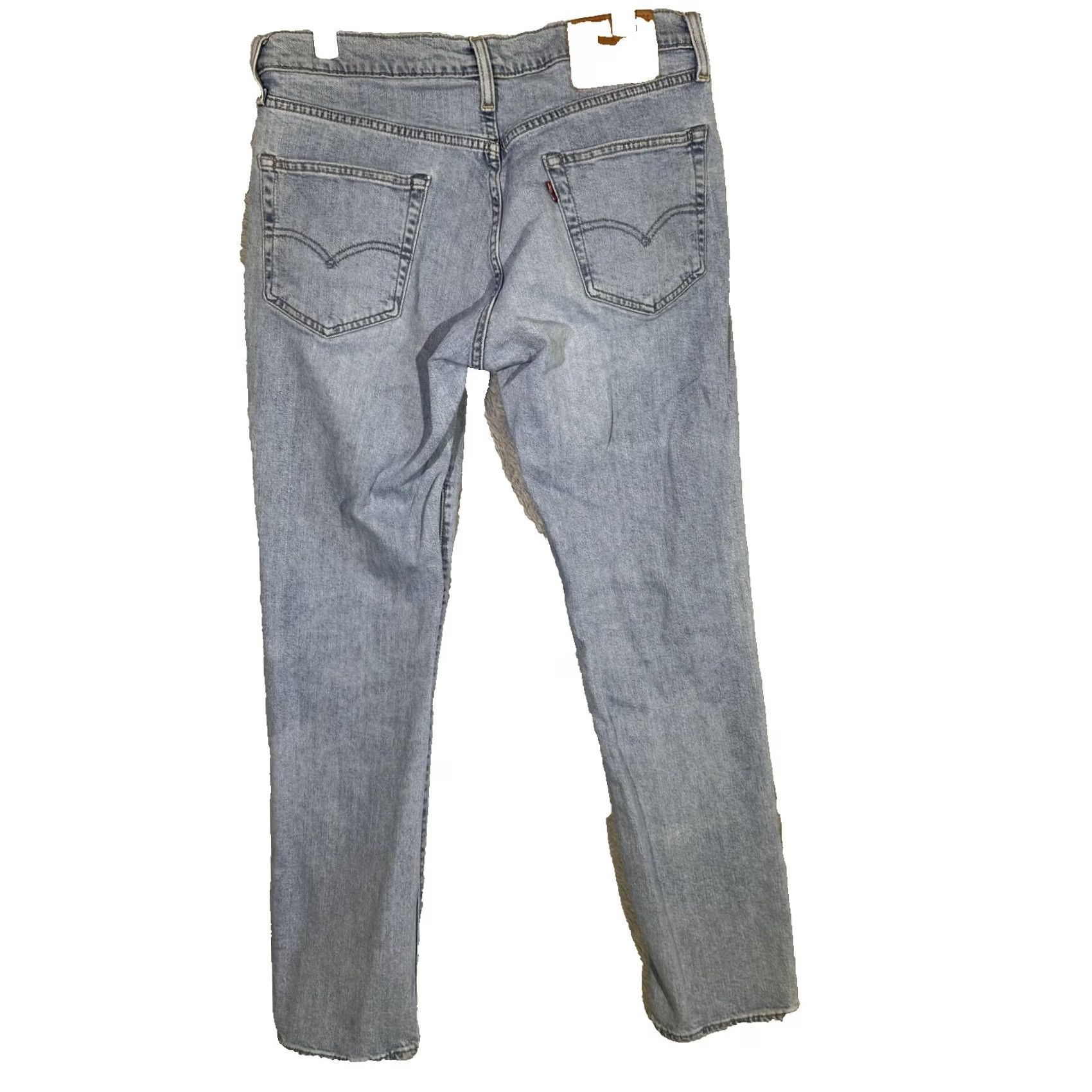 Levi's VINTAGE Levis 511 Jeans Mens 32x30 Slim Fit Tapered Stretch Light Wash Denim Zip Fly Size US 32 / EU 48 - 2 Thumbnail