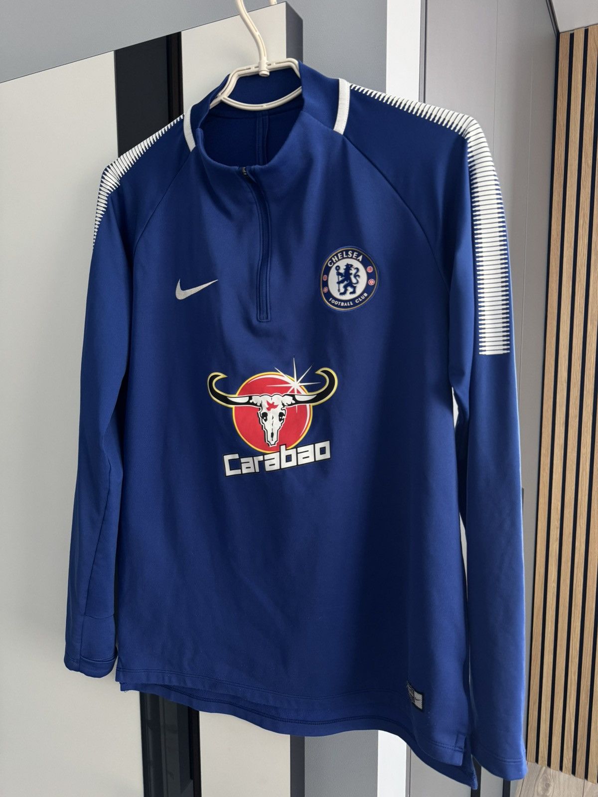 Nike Nike Chelsea London Carabao Cup Soccer Jersey Training 00s Size US M / EU 48-50 / 2 - 2 Thumbnail
