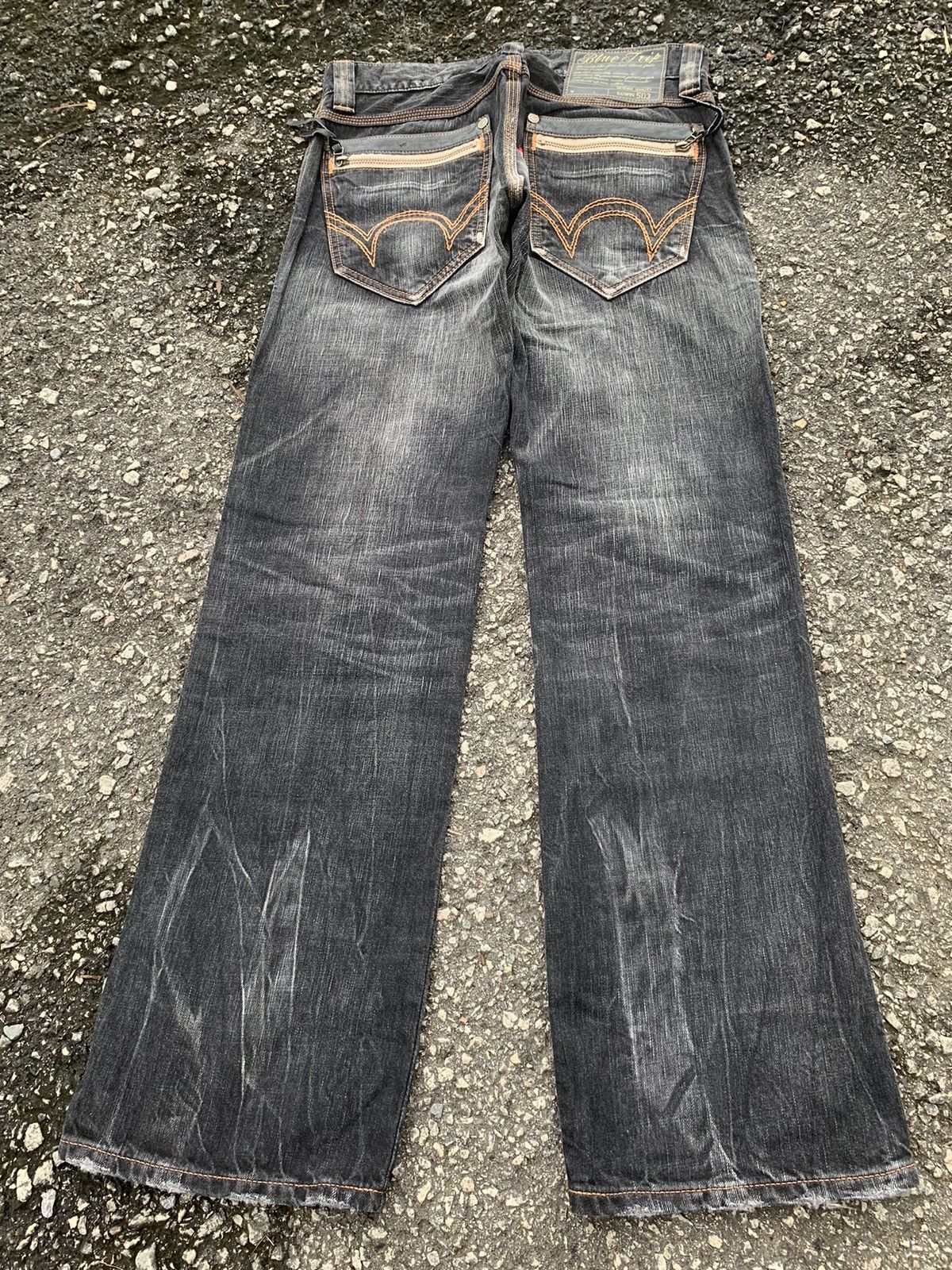 Edwin EDWIN 503 NAVAJO STYLE FADED & RUSTY MUDMAX DISTRESSED DENIM Size US 31 - 3 Thumbnail