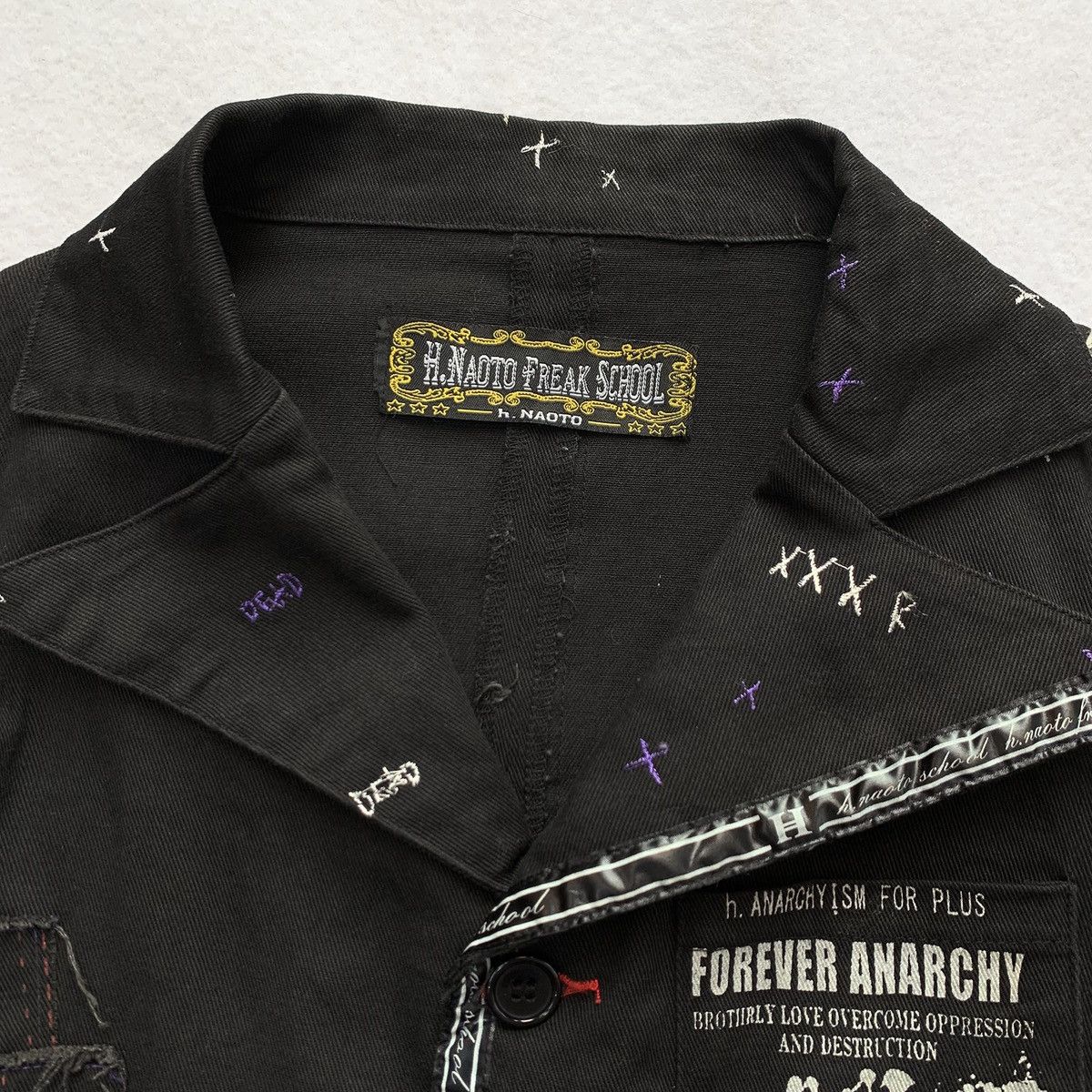 Other h.NAOTO "Forever Anarchy" Deconstructed Jacket Size US M / EU 48-50 / 2 - 5 Thumbnail