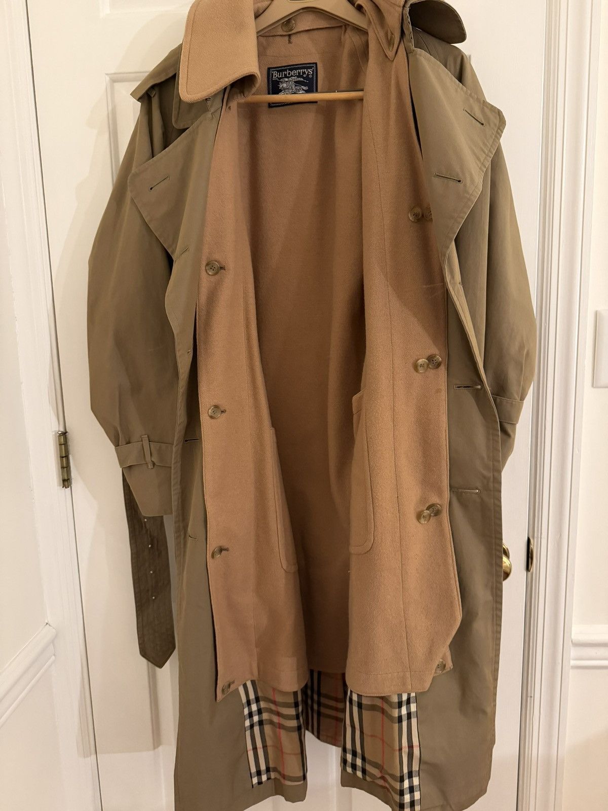 Burberry Vintage Burberrys’ Trench Coat 44R w/ Removable Wool Liner Size US S / EU 44-46 / 1 - 4 Thumbnail