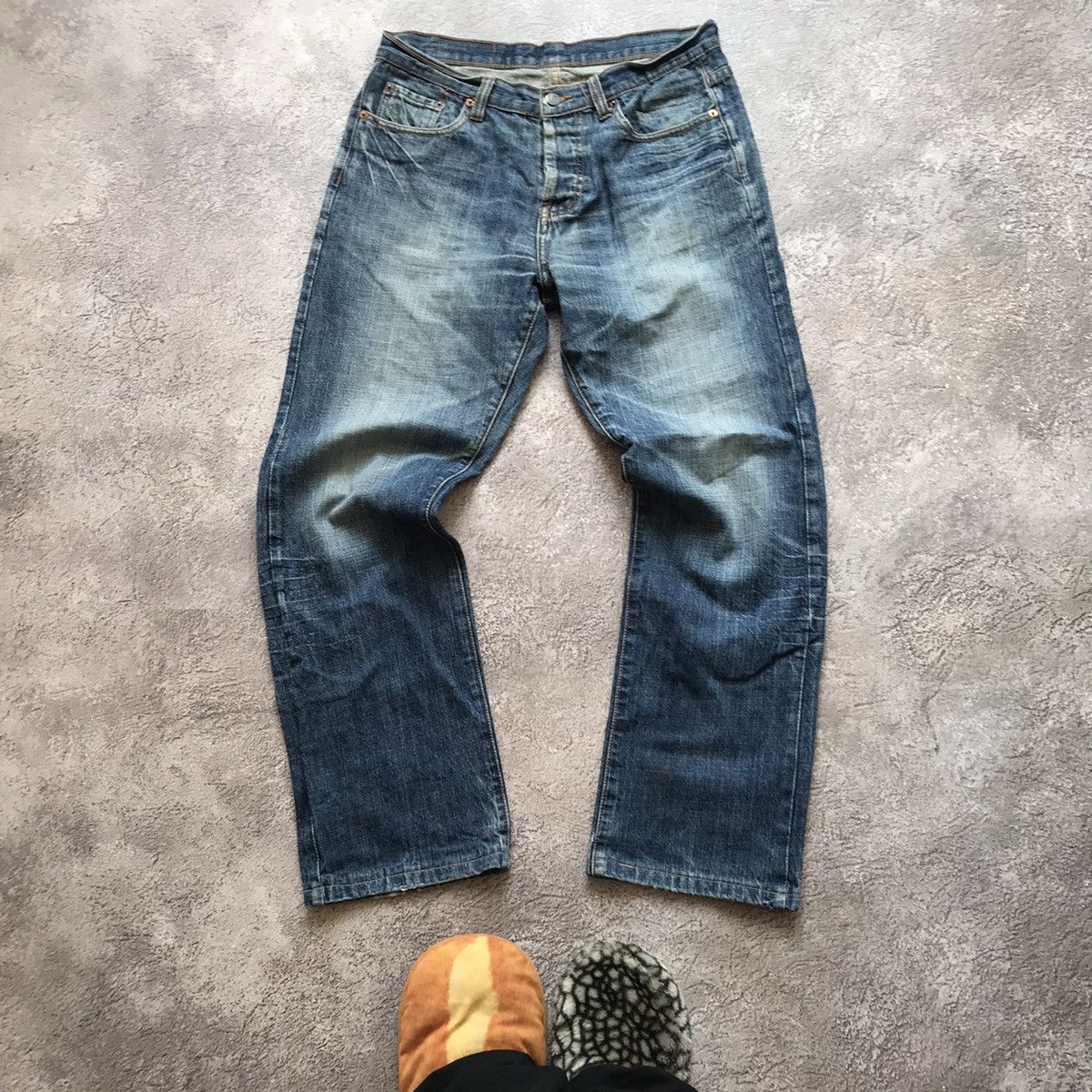Vintage Vintage 90s Levis Baggy Distressed Thrashed Grunge Jeans 34 Size US 34 / EU 50 - 3 Thumbnail