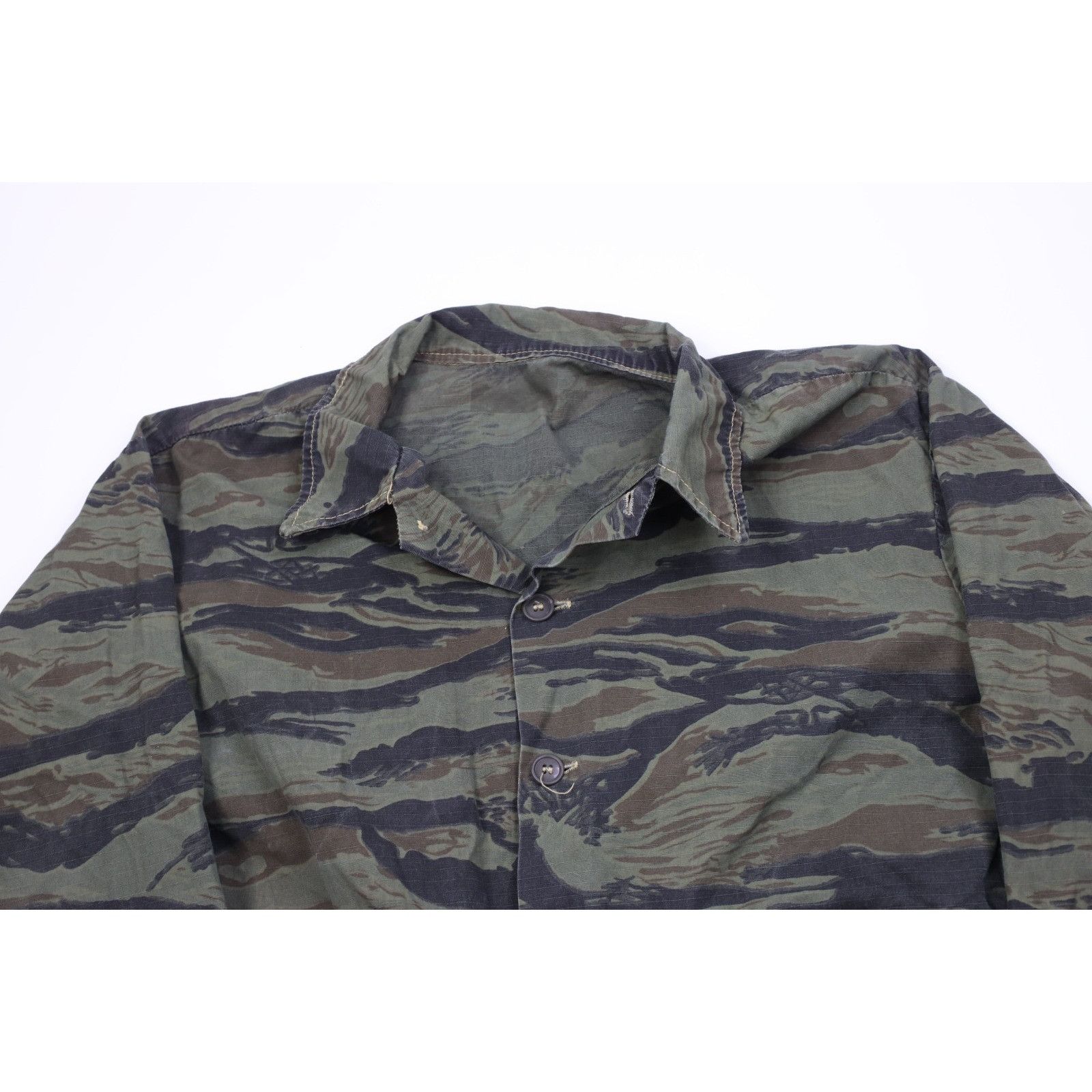 Vintage Vinateg 70s 2 Piece Ripstop Tiger Stripe Camouflage Suit Size US XL / EU 56 / 4 - 3 Thumbnail