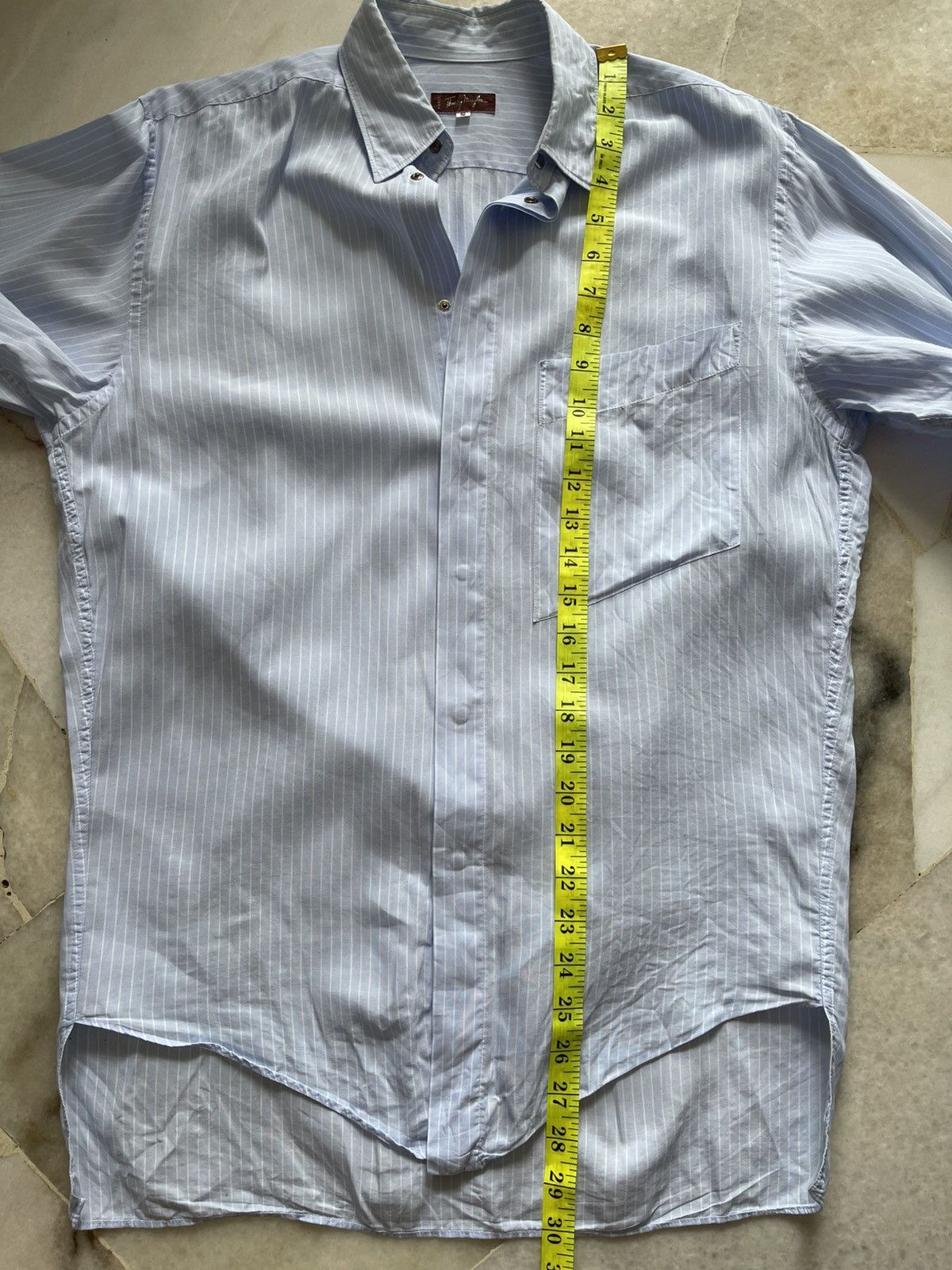 Thierry Mugler 80s Thierry Mugler Paris Stripe Shirt Size US L / EU 52-54 / 3 - 11 Thumbnail