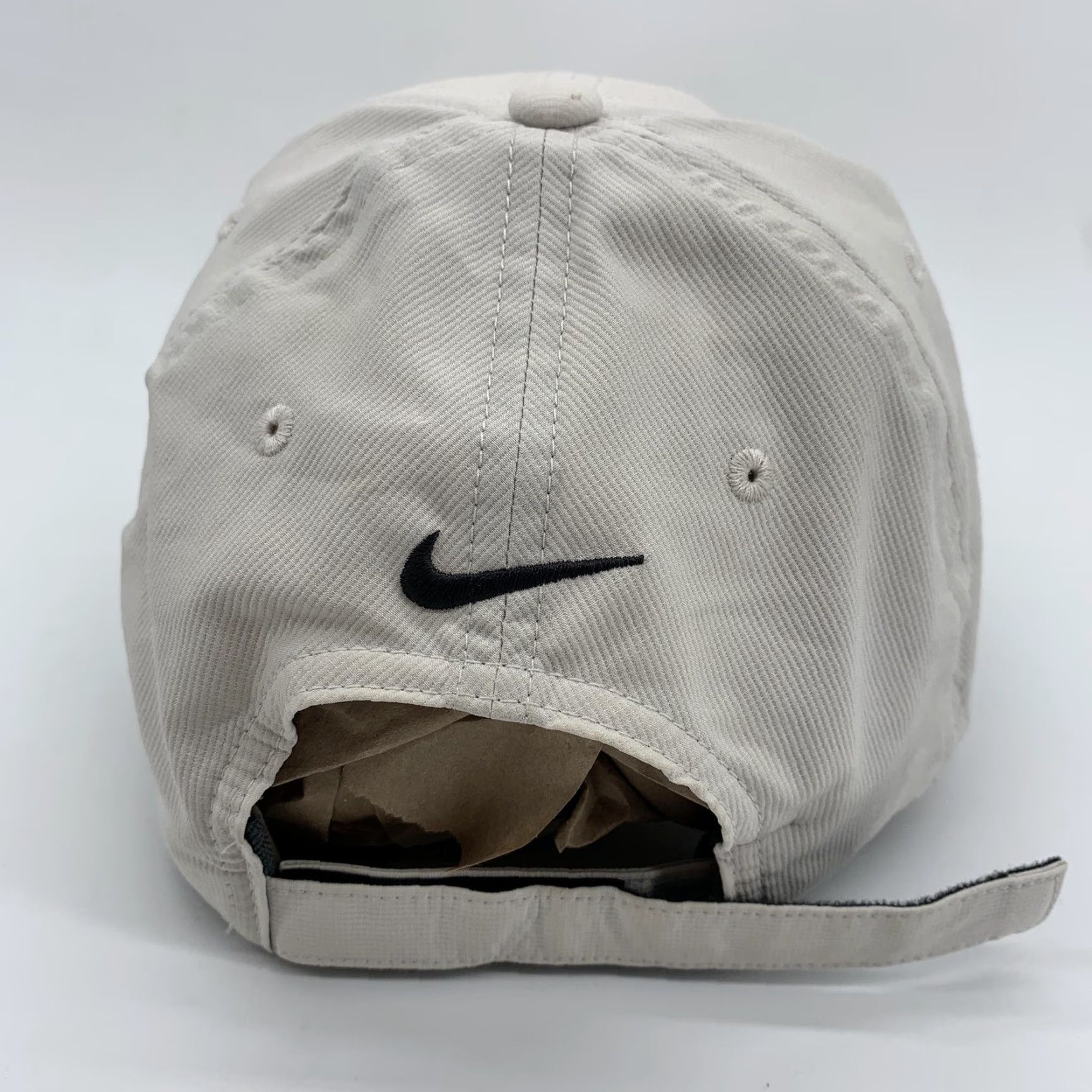 Nike Nike Golf Hat Cap Strap Back Mens Beige One Size Wells Fargo Championship Cap Size ONE SIZE - 3 Thumbnail
