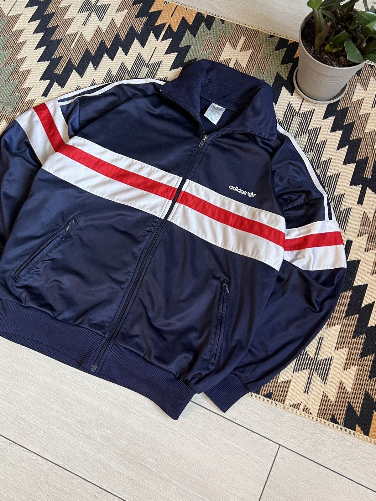 Adidas Vintage 90’s Adidas Hype Tracktop Size US L / EU 52-54 / 3 - 3 Thumbnail