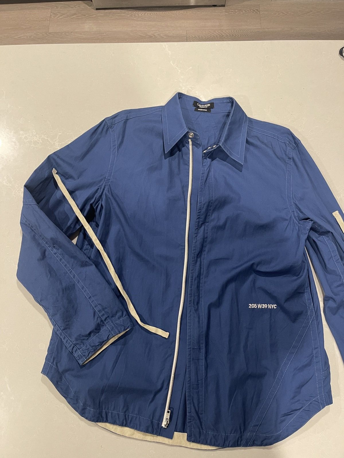 Calvin Klein × Calvin Klein 205W39NYC × Raf Simons 205w39nyc Calvin Klein zipper ribbon jacket Size US S / EU 44-46 / 1 - 1 Thumbnail