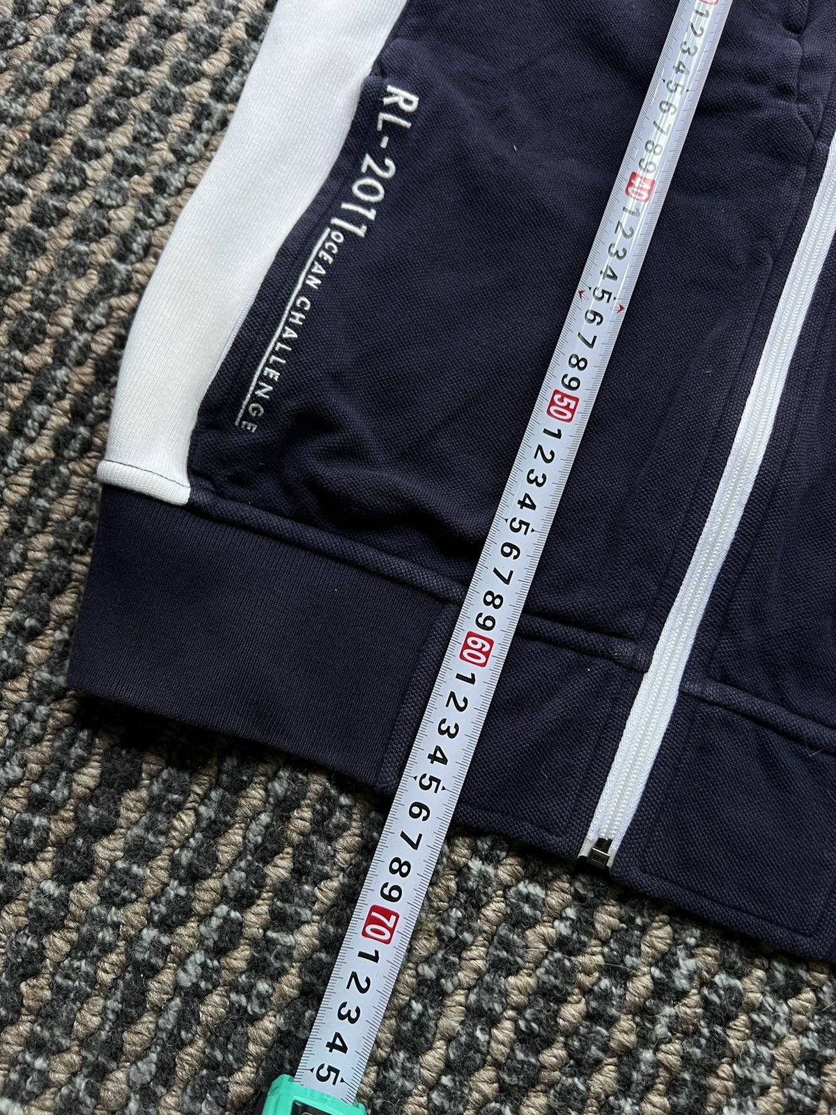 Polo Ralph Lauren 00’s POLO RALPH LAUREN ZIP SWEATSHIRT GBR-63 UK DRILL RARE Size US M / EU 48-50 / 2 - 10 Thumbnail