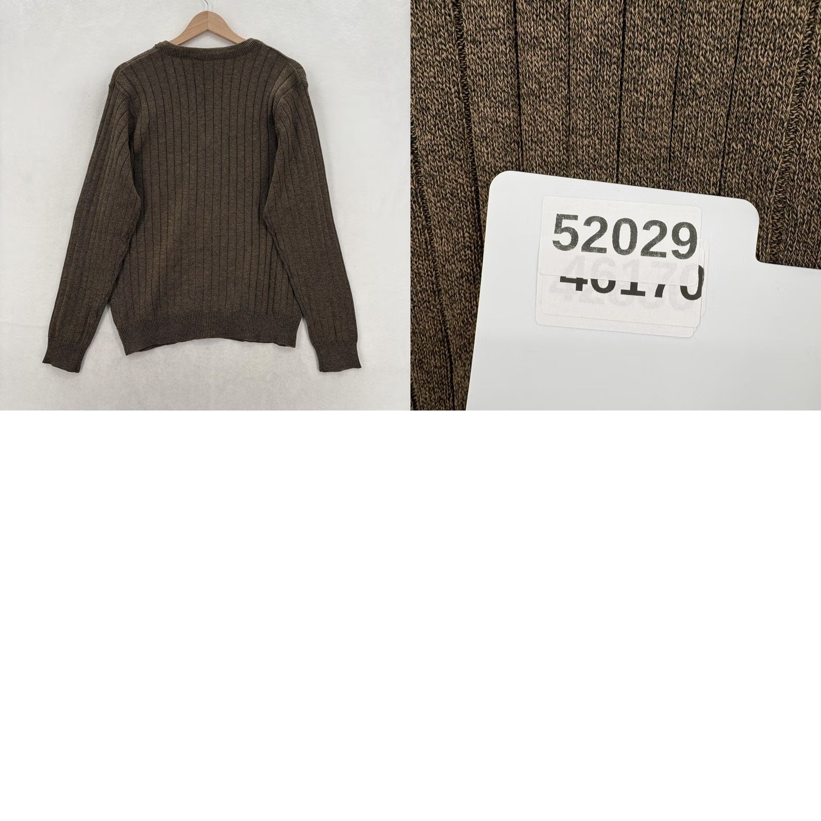 Croft & Barrow Croft & Barrow Cardigan Sweater Mens M Brown Cotton Acrylic Knit NWT Ribbed V-Neck Long Sleeve Button Solid Winter Casual Mens Size US M / EU 48-50 / 2 - 9 Thumbnail