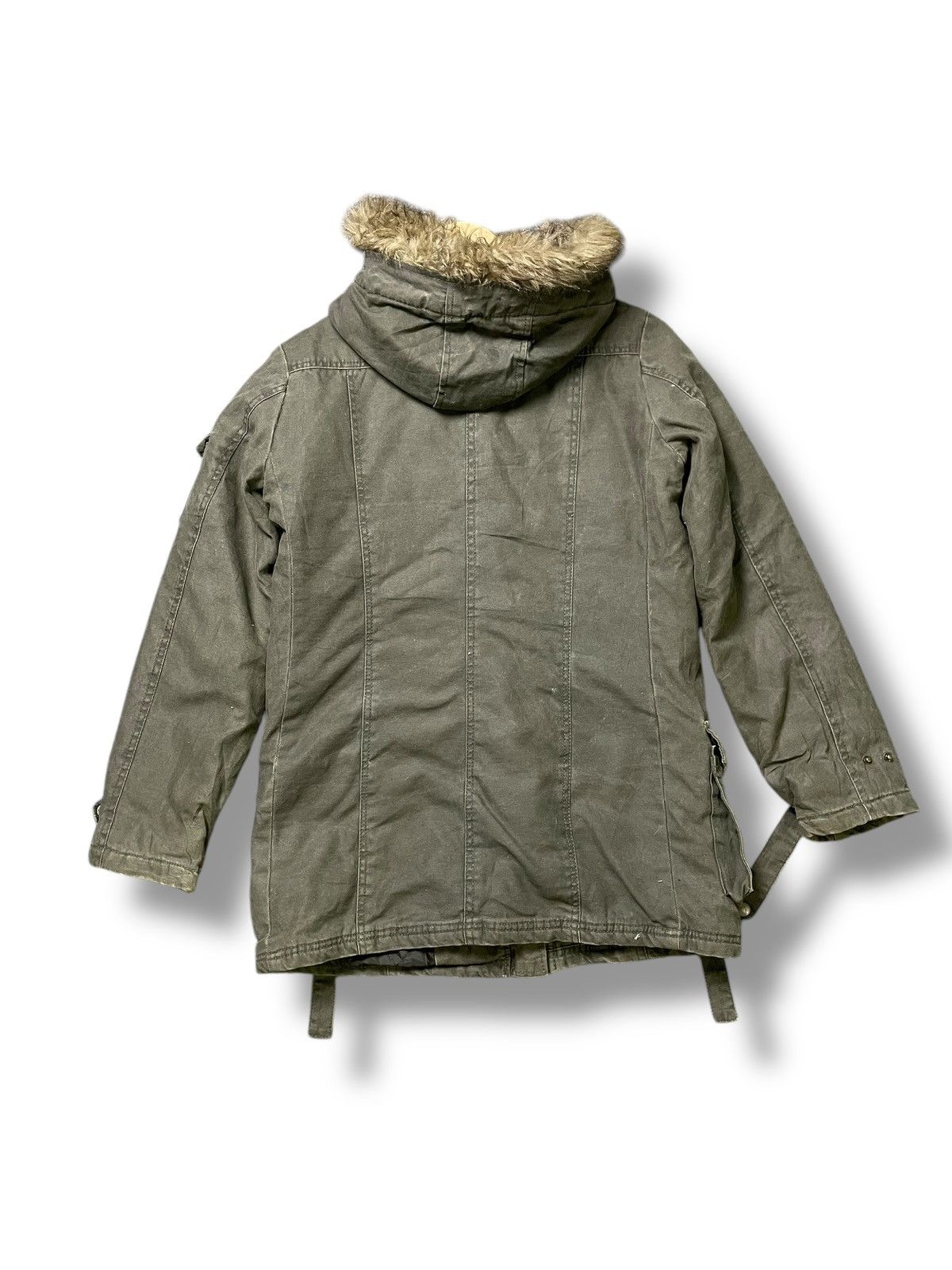 Japanese Brand Crazy Angel Multipocket Fur Hoodie Jacket(43) Size US L / EU 52-54 / 3 - 3 Thumbnail