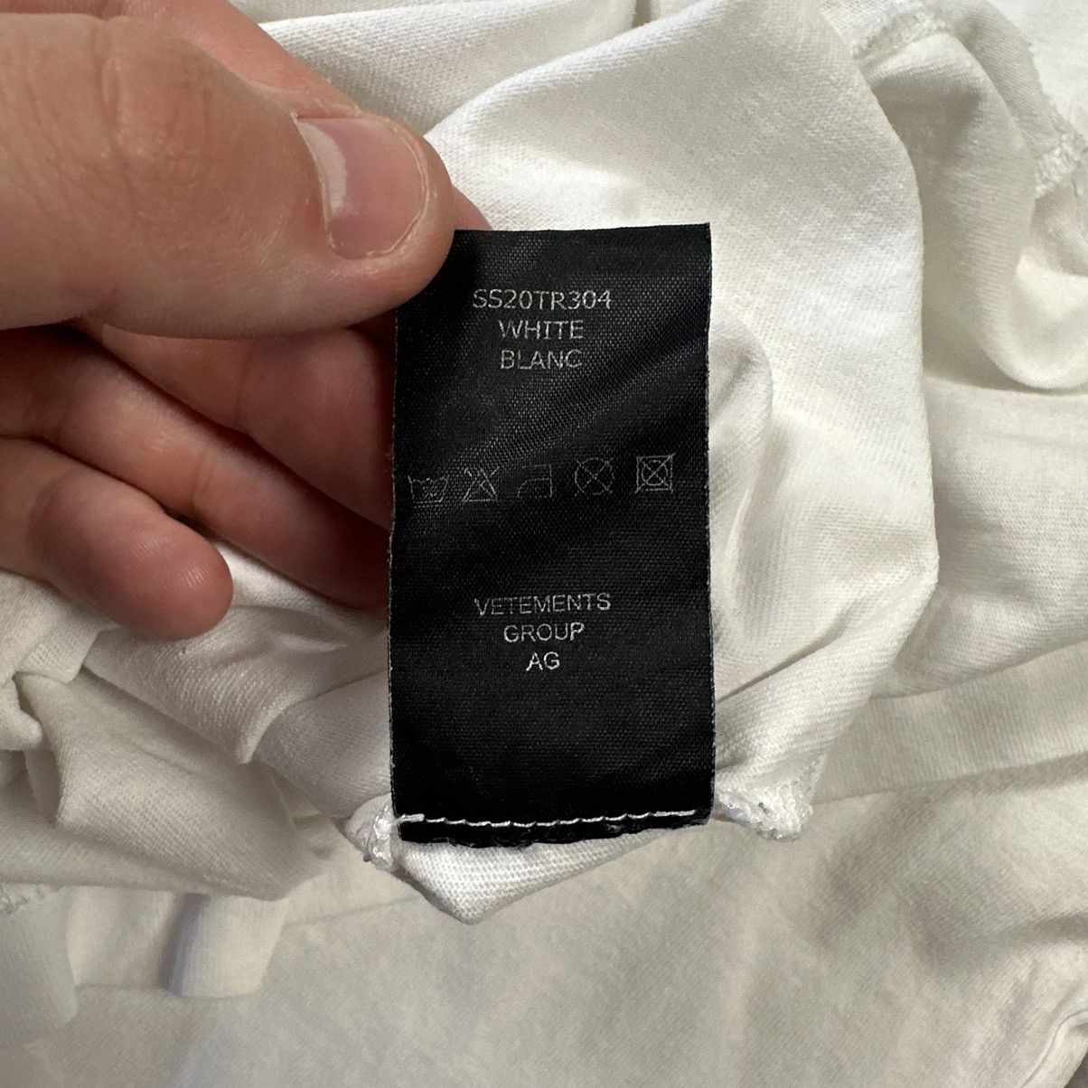 Vetements Vetements Postage White T-Shirt Size US M / EU 48-50 / 2 - 9 Thumbnail