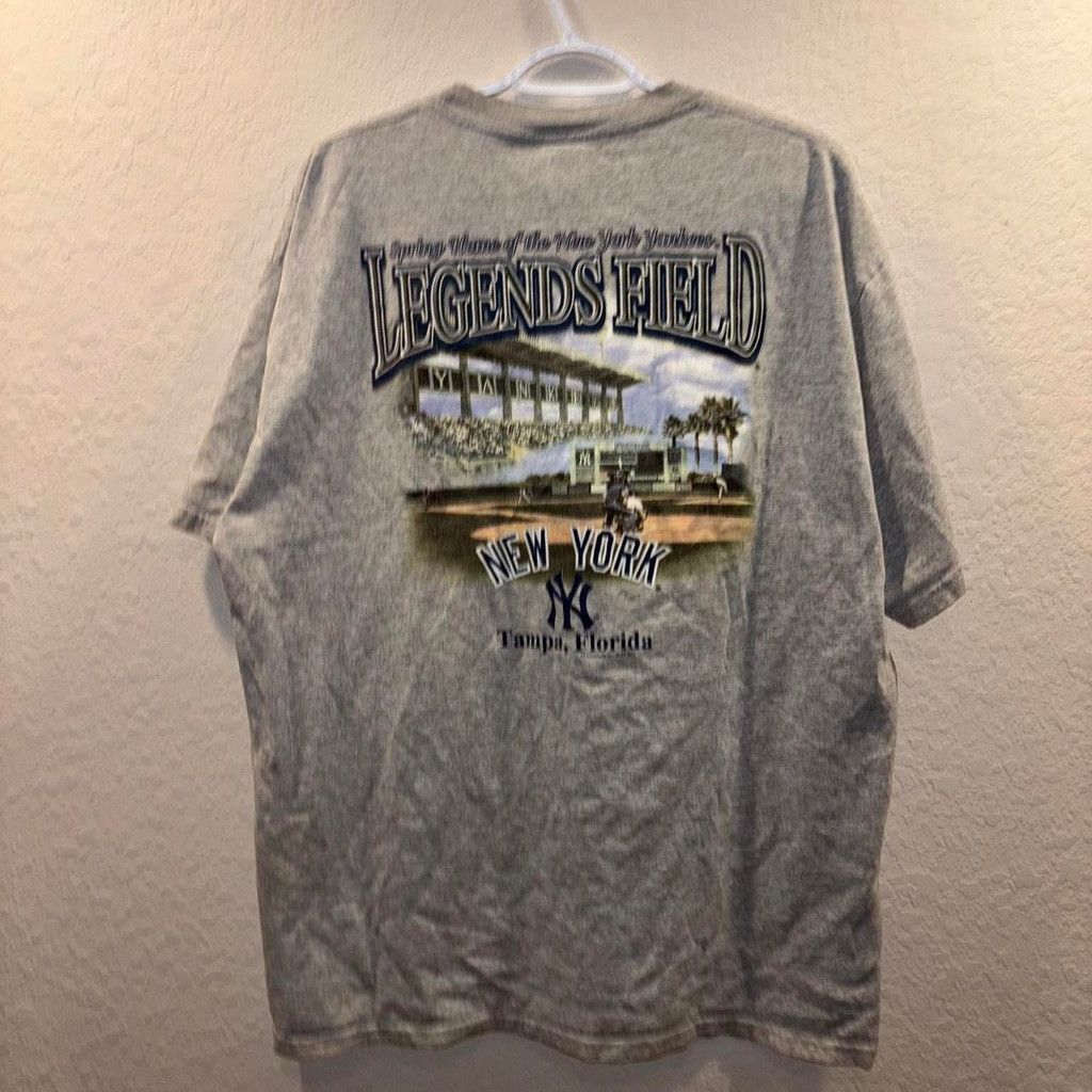 Lee Grey & blue Y2K New York Yankees Legends Field T-shirt Size US XL / EU 56 / 4 - 5 Thumbnail