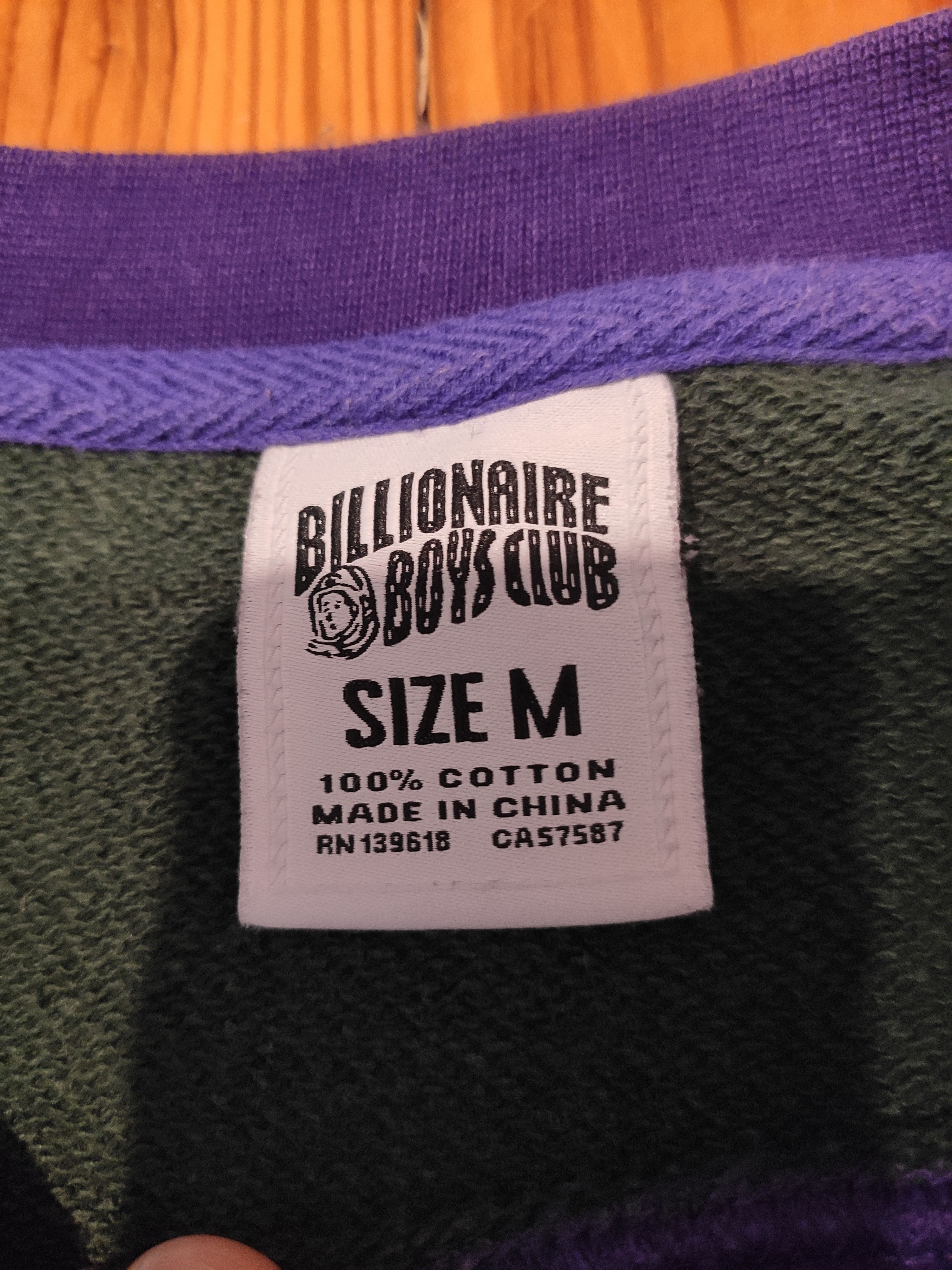 Billionaire Boys Club × Japanese Brand Crewneck sweatshirt billionaire boys club purple green M Size US M / EU 48-50 / 2 - 9 Thumbnail