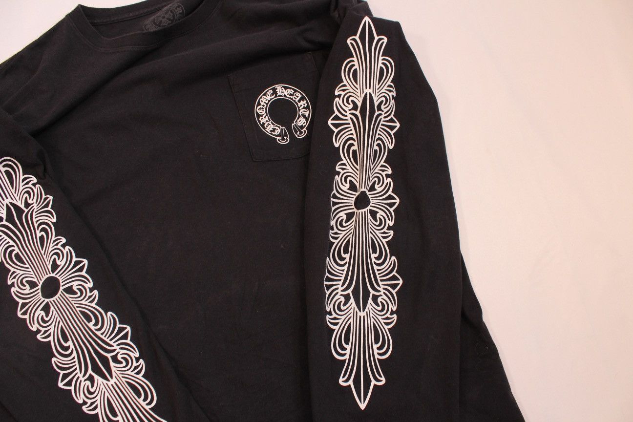 Chrome Hearts Chrome Hearts Horseshoe Pocket Long Sleeve Size US XL / EU 56 / 4 - 2 Thumbnail