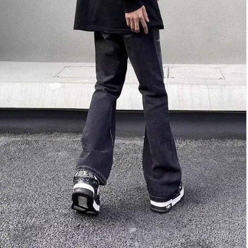 Japanese Brand Retro loose wide leg high street jeans Size US 32 / EU 48 - 4 Thumbnail