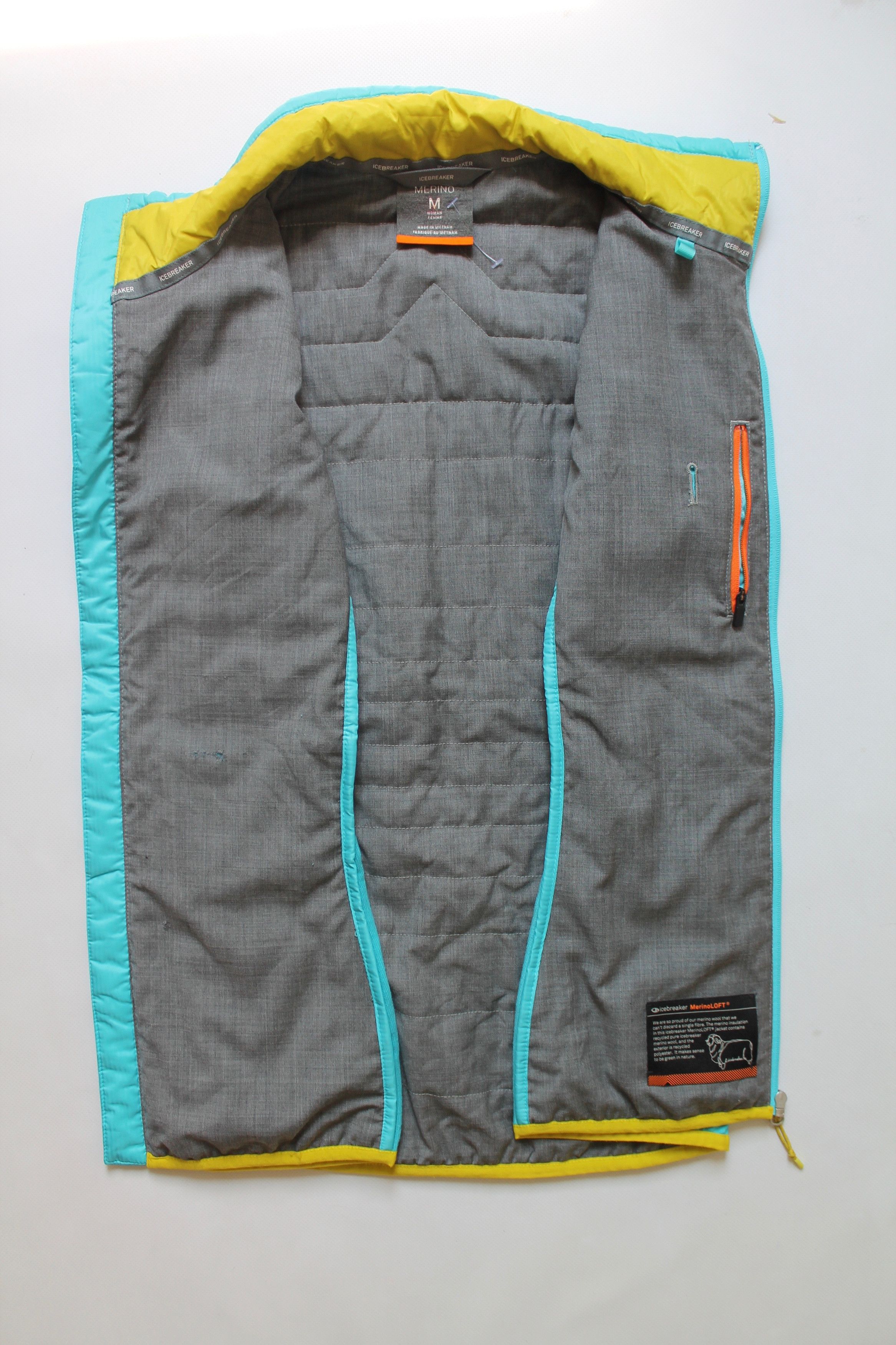 Icebreaker ICEBREAKER MerinoLoft Helix Hybrid Quilted Vest Gilet Size M / US 6-8 / IT 42-44 - 12 Thumbnail