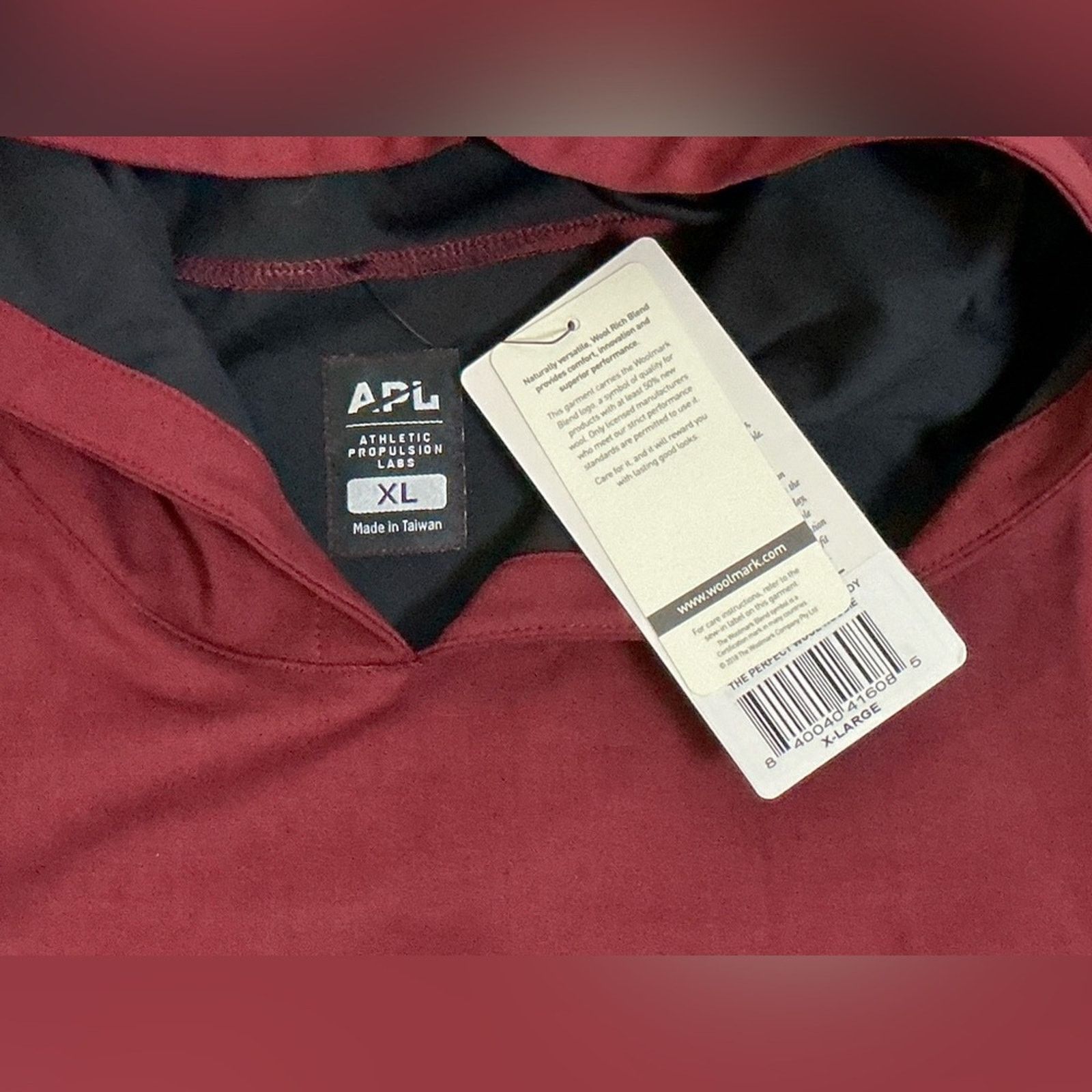 Athletic Propulsion Labs APL Mens Perfect Wool Hoodie Sweatshirt New XL Size US XL / EU 56 / 4 - 10 Thumbnail