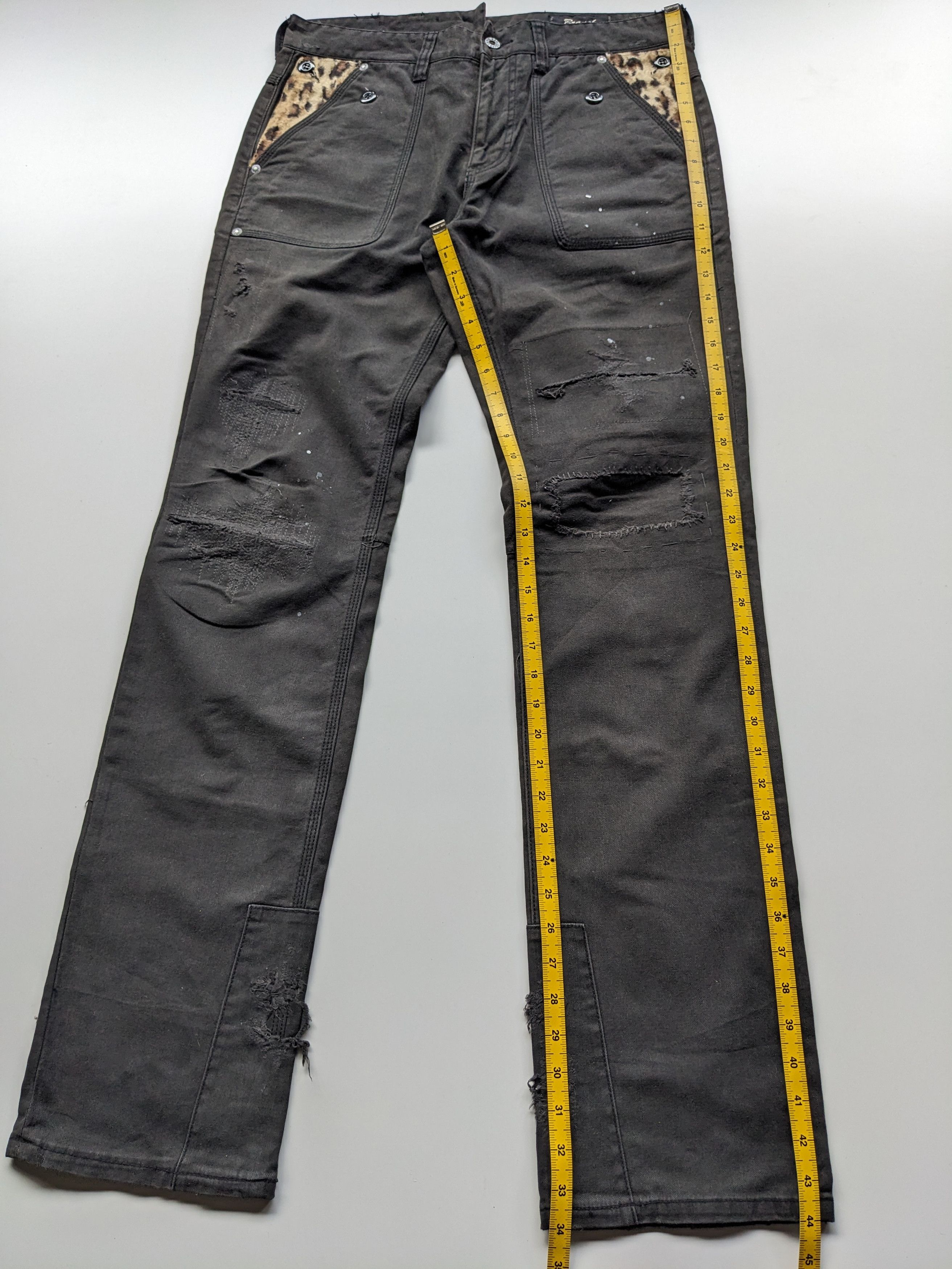If Six Was Nine × Japanese Brand × Le Grande Bleu (L.G.B.) Branch Ego Trapping distressed buckle back Size US 33 - 12 Thumbnail