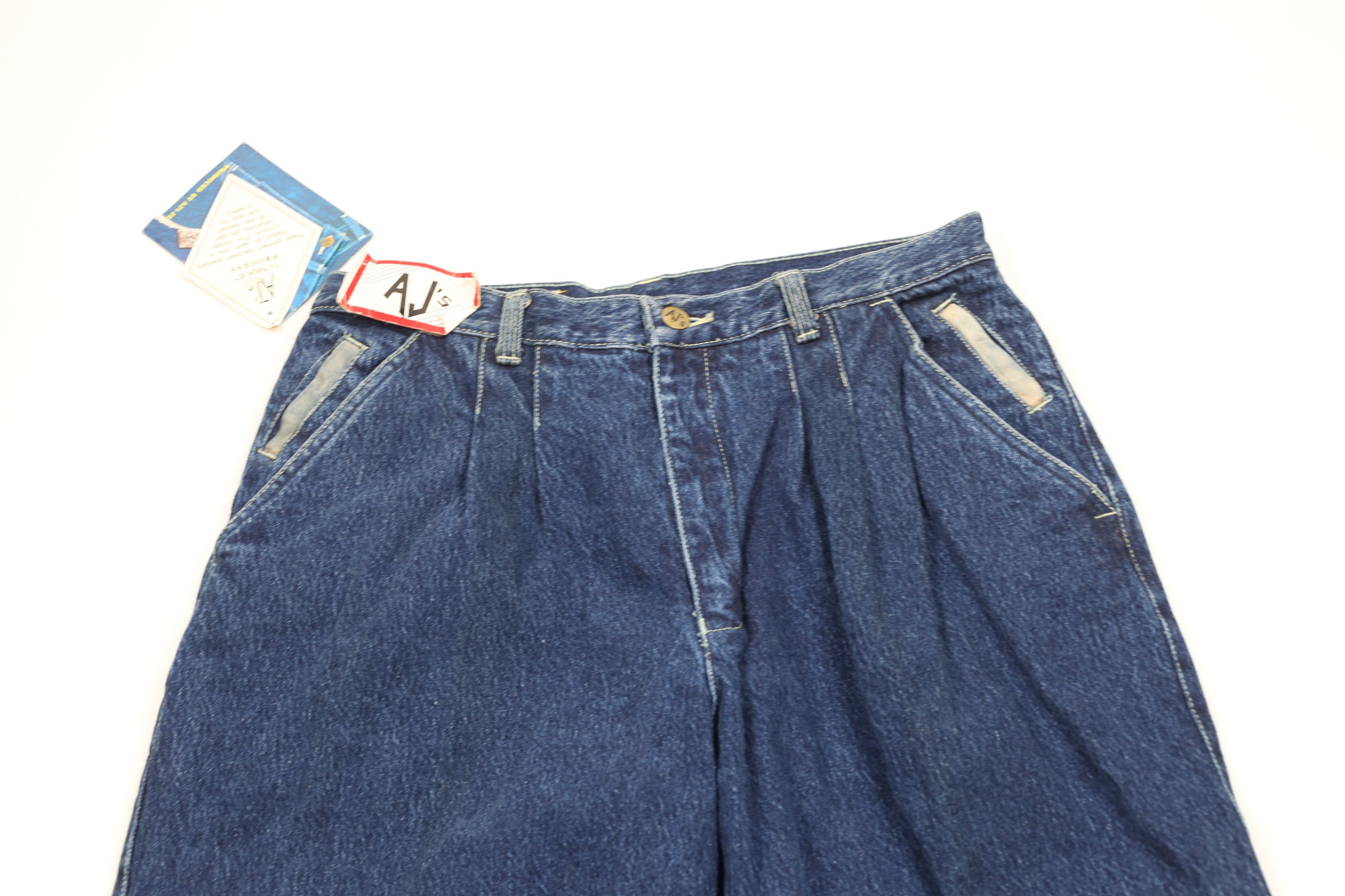 Vintage Deadstock Vintage 90s Streetwear High Waist Denim Jeans Size US 32 / EU 48 - 2 Thumbnail