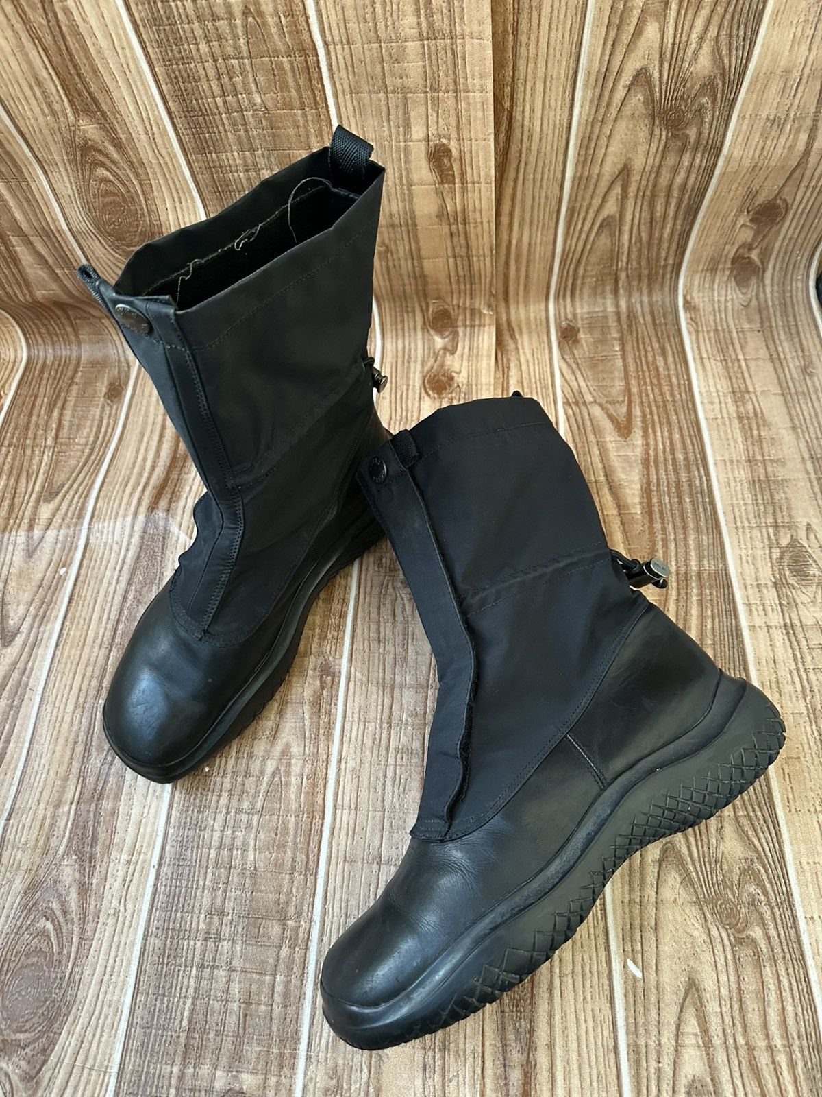 Prada Prada FW 1999 Boots - Black leather Boots Size US 7 / EU 40 - 12 Thumbnail