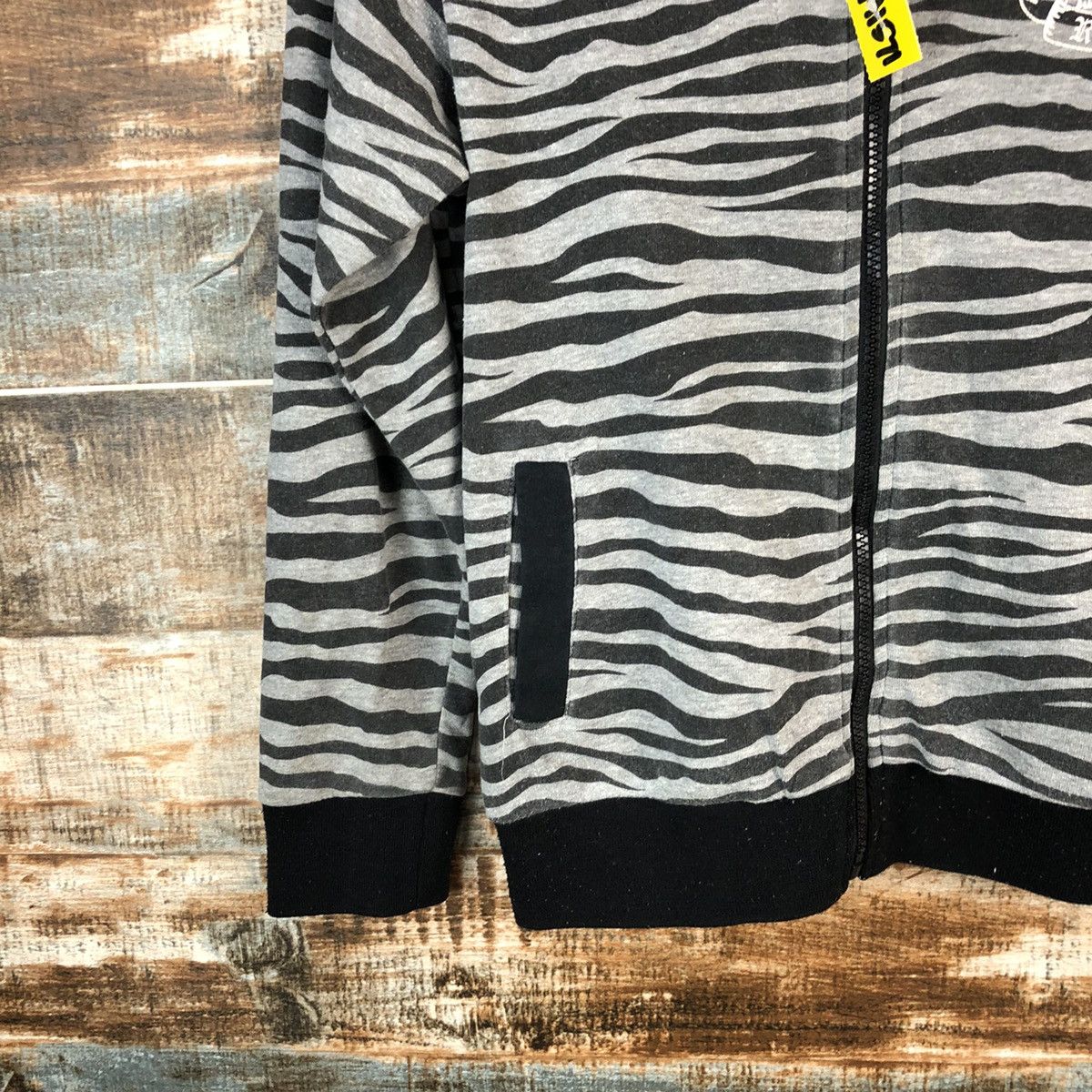 Seditionaries DLL Bee Box Black Rays zebra Stripe skull Hoodie #A1571 Size US S / EU 44-46 / 1 - 8 Thumbnail