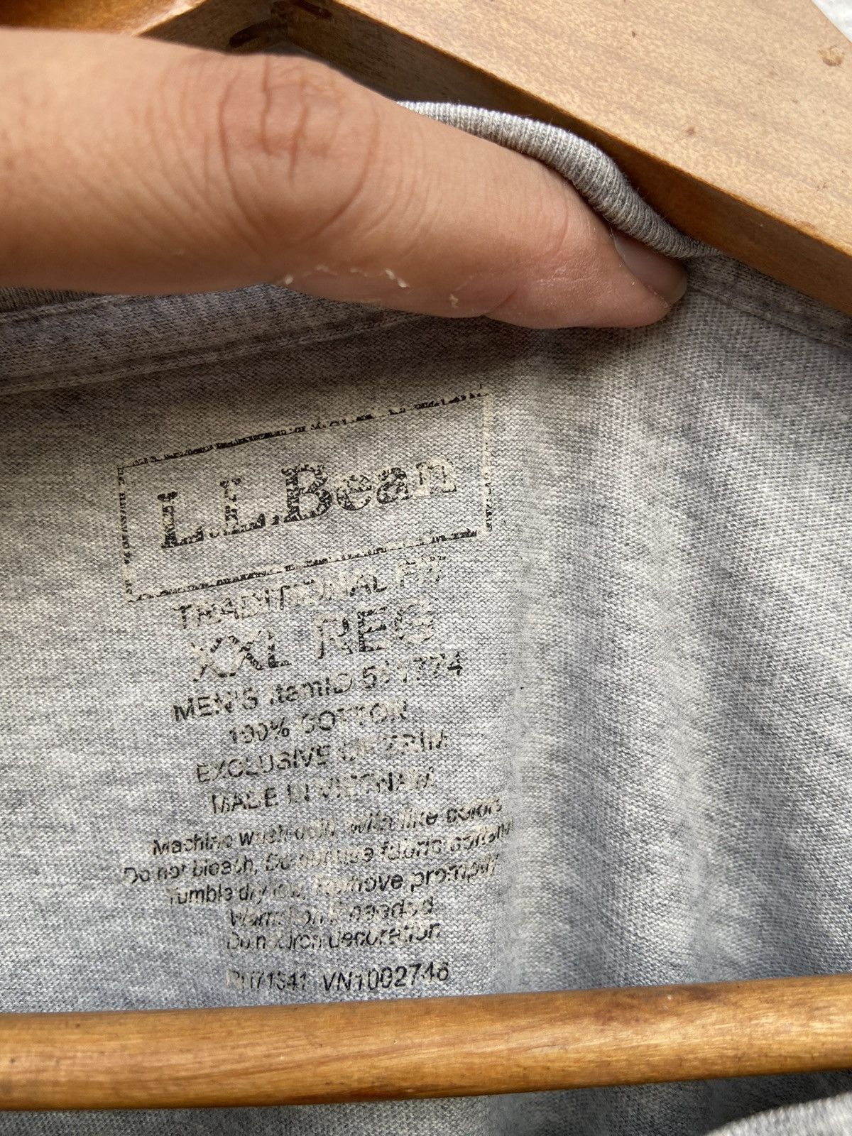 L.L. Bean × Vintage Vintage LL Bean t shirt long sleeve Size US L / EU 52-54 / 3 - 4 Thumbnail