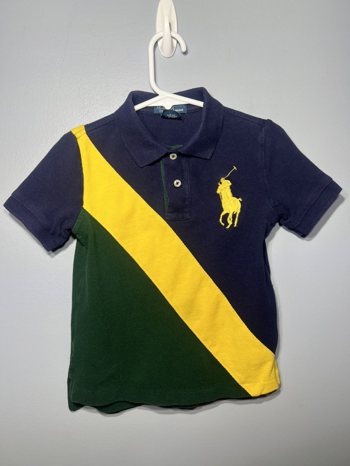 Polo Ralph Lauren Polo Ralph Lauren Jamaica Yellow Big Pony Baby Boys Sz 3/3t Size US XXS / EU 40 - 2 Thumbnail