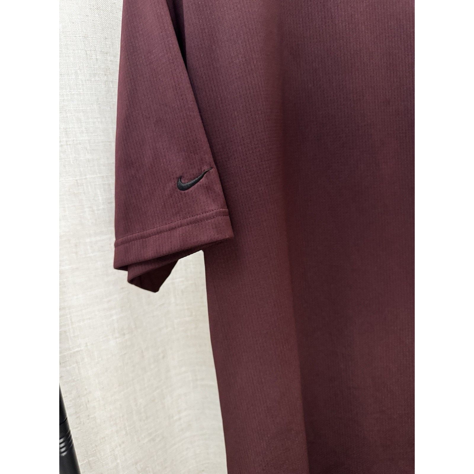 Nike Nike Golf Sphere Dry Polo XL Burgundy Size US XL / EU 56 / 4 - 4 Thumbnail