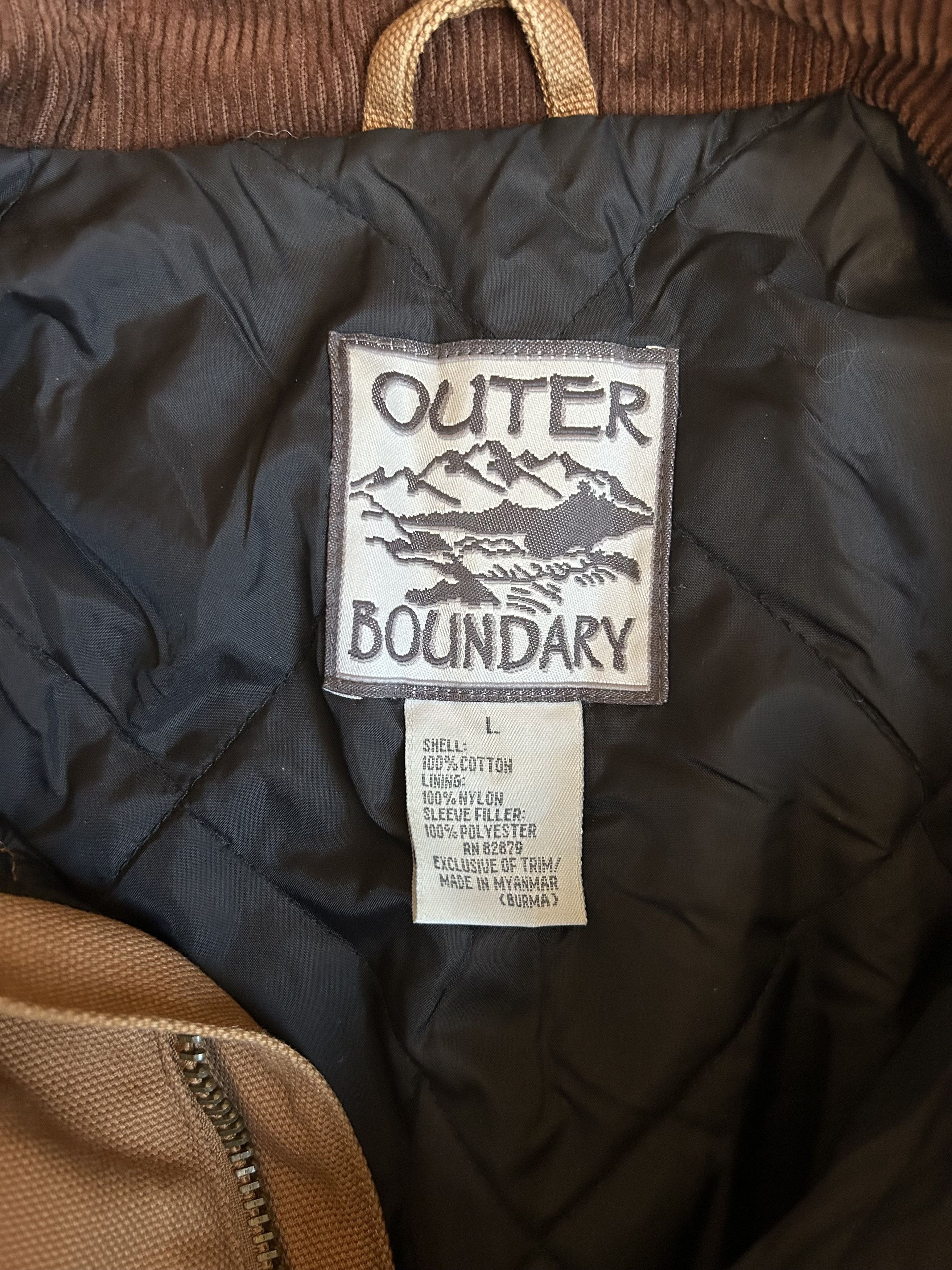 Carhartt Tan Canvas Work Coat Men’s L - Unisex Size US XL / EU 56 / 4 - 7 Thumbnail