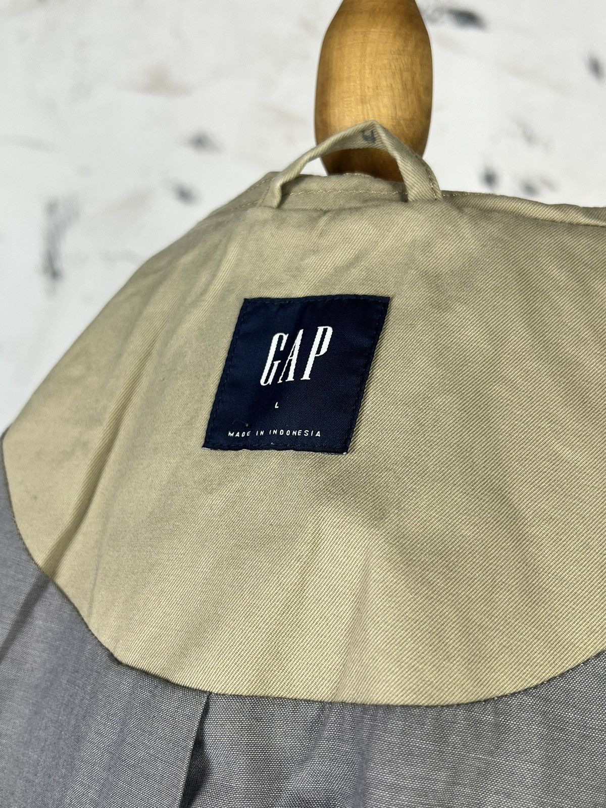 Gap Vintage GAP Classic Trench Coat Size L - XL Size L / US 10 / IT 46 - 8 Thumbnail