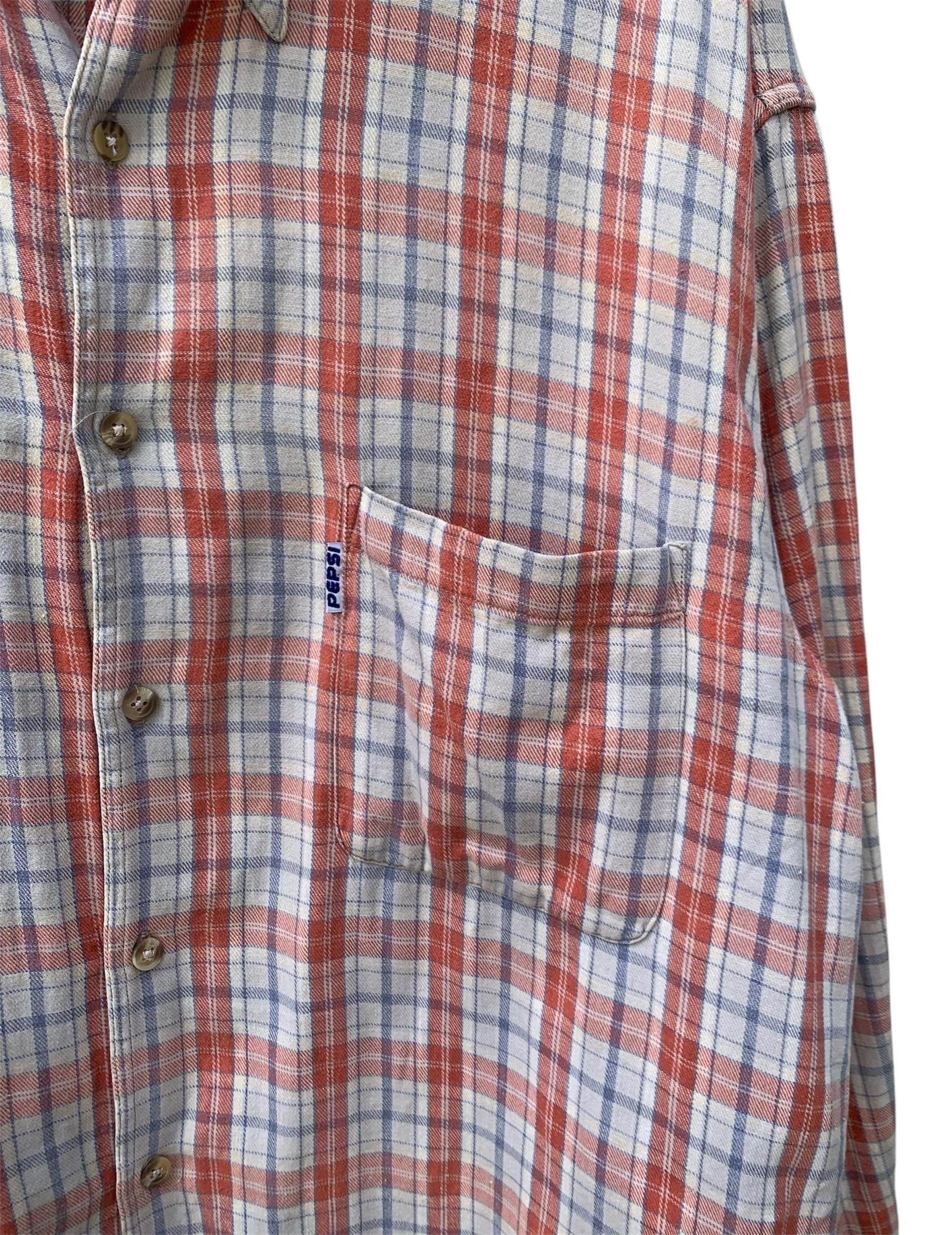 Flannel × Pepsi × Vintage Vintage Pepsi Flanner Size US M / EU 48-50 / 2 - 5 Thumbnail