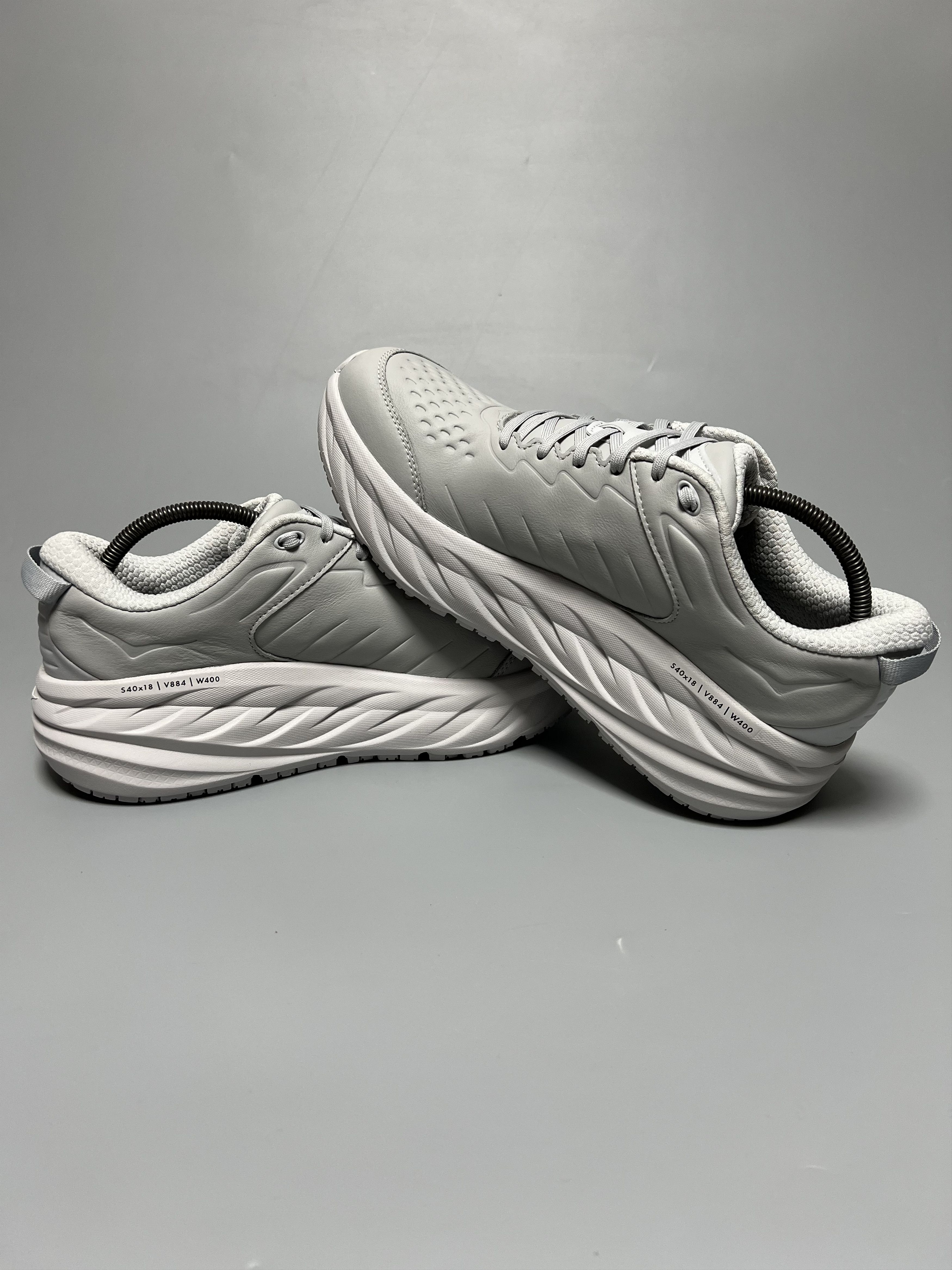 Hoka × Leather Hoka One One Bondi SR Running Shoes Walking Slip Resistant Size US 11.5 / EU 44-45 - 5 Thumbnail