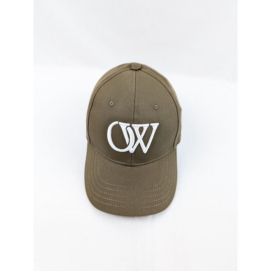 Off-White o1rshd1 Size: M OW Drill Baseball Cap Army in Green / White Size ONE SIZE - 1 Thumbnail