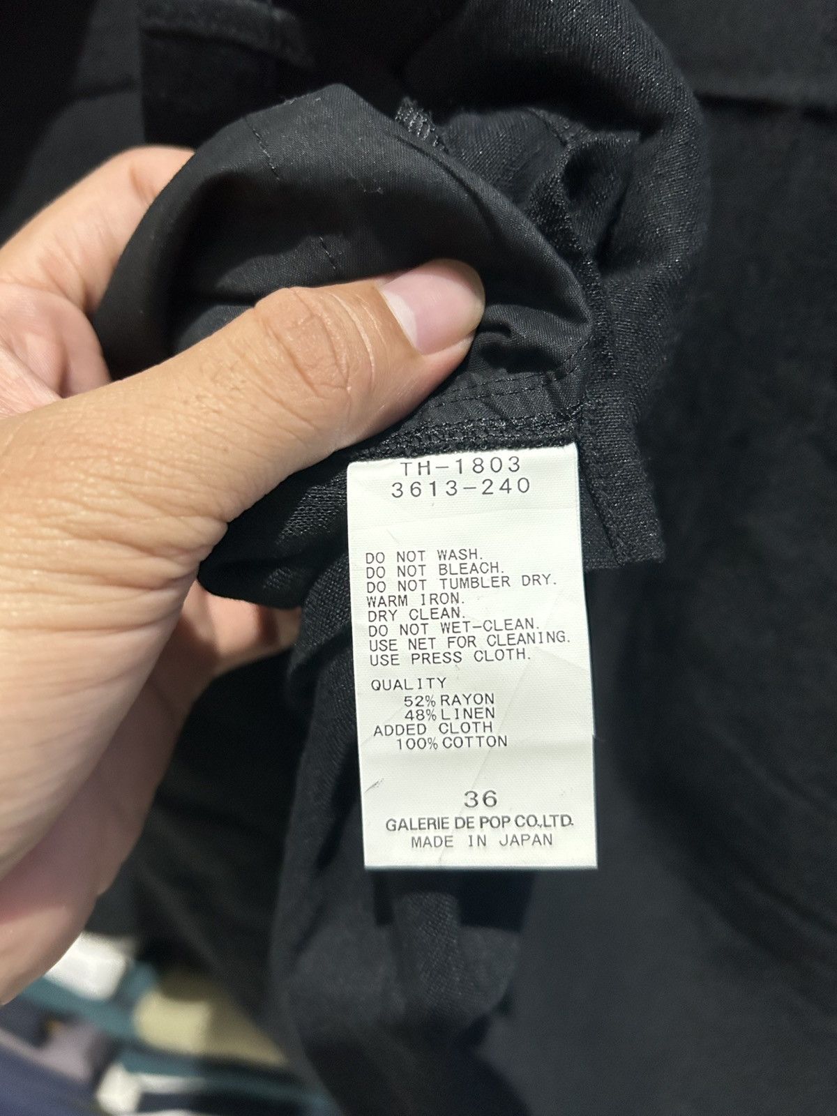 Pas de Calais PAS DE CALAIS BAZER - BLACK Size XS / US 0-2 / IT 36-38 - 5 Thumbnail