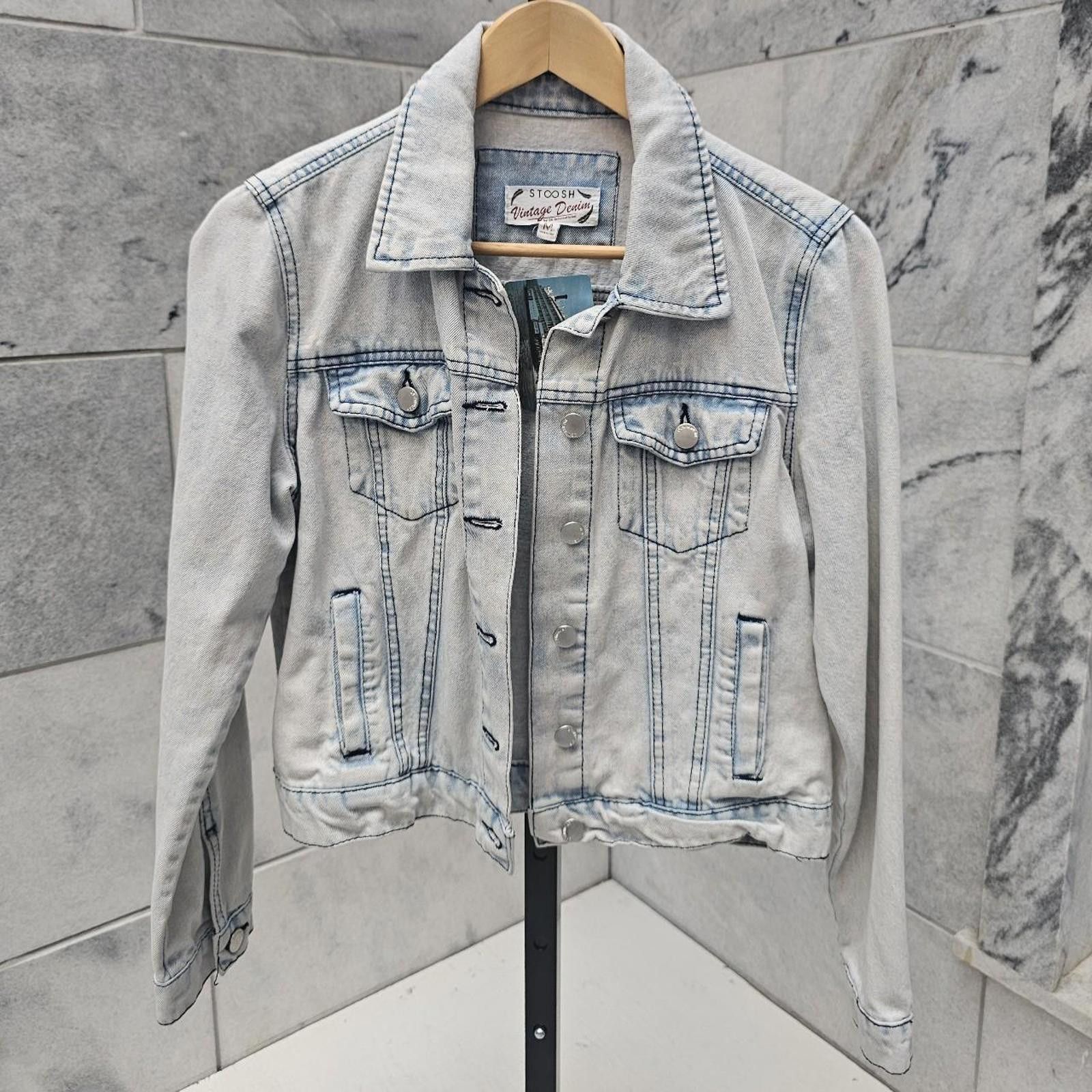 Other Women's Stoosh Vintage Denim Jacket Size M / US 6-8 / IT 42-44 - 6 Thumbnail