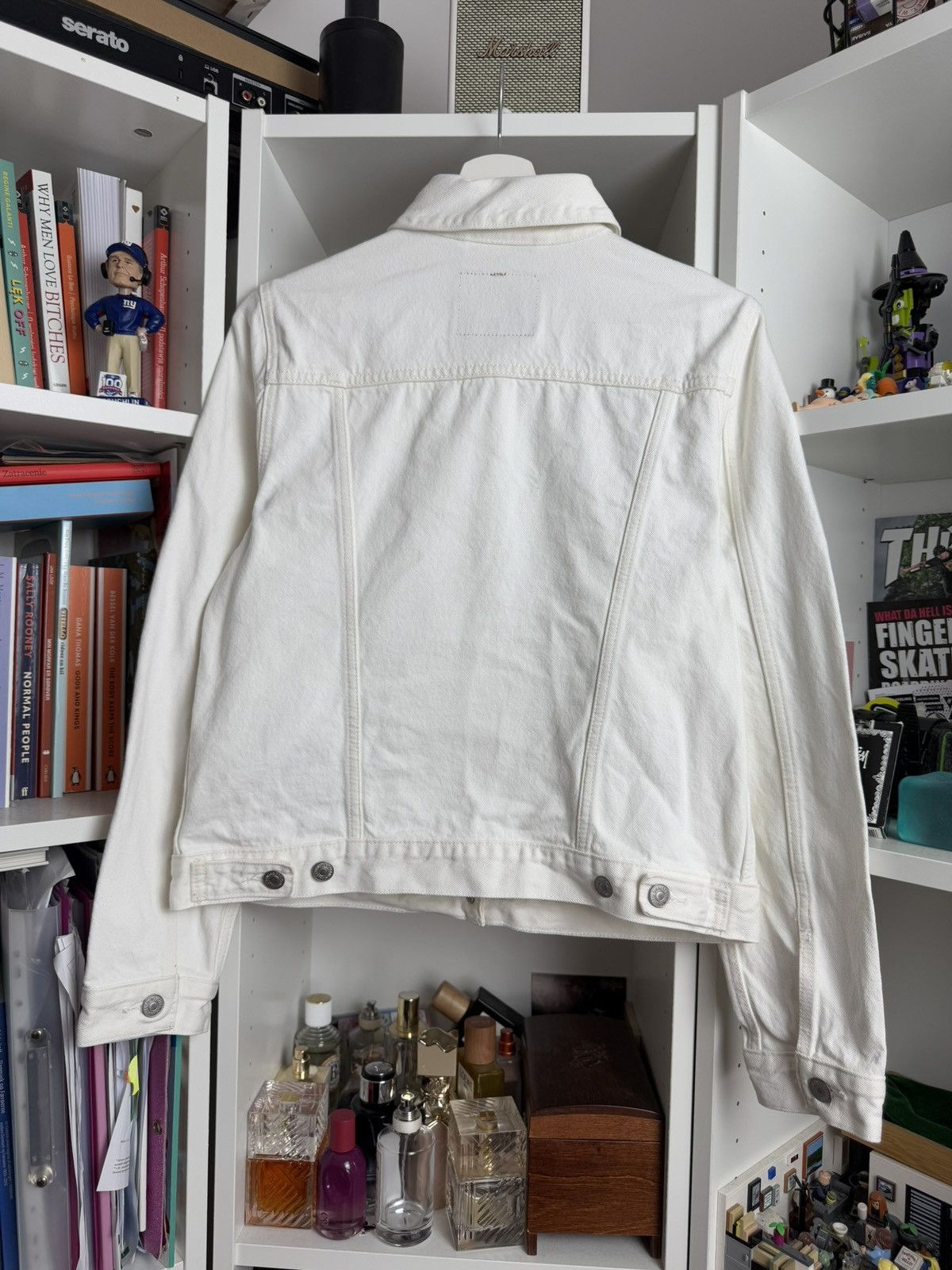 Levi's × Levi's Vintage Clothing Levi’s premium white boxy cropped denim jacket M jeans retro Size M / US 6-8 / IT 42-44 - 2 Thumbnail