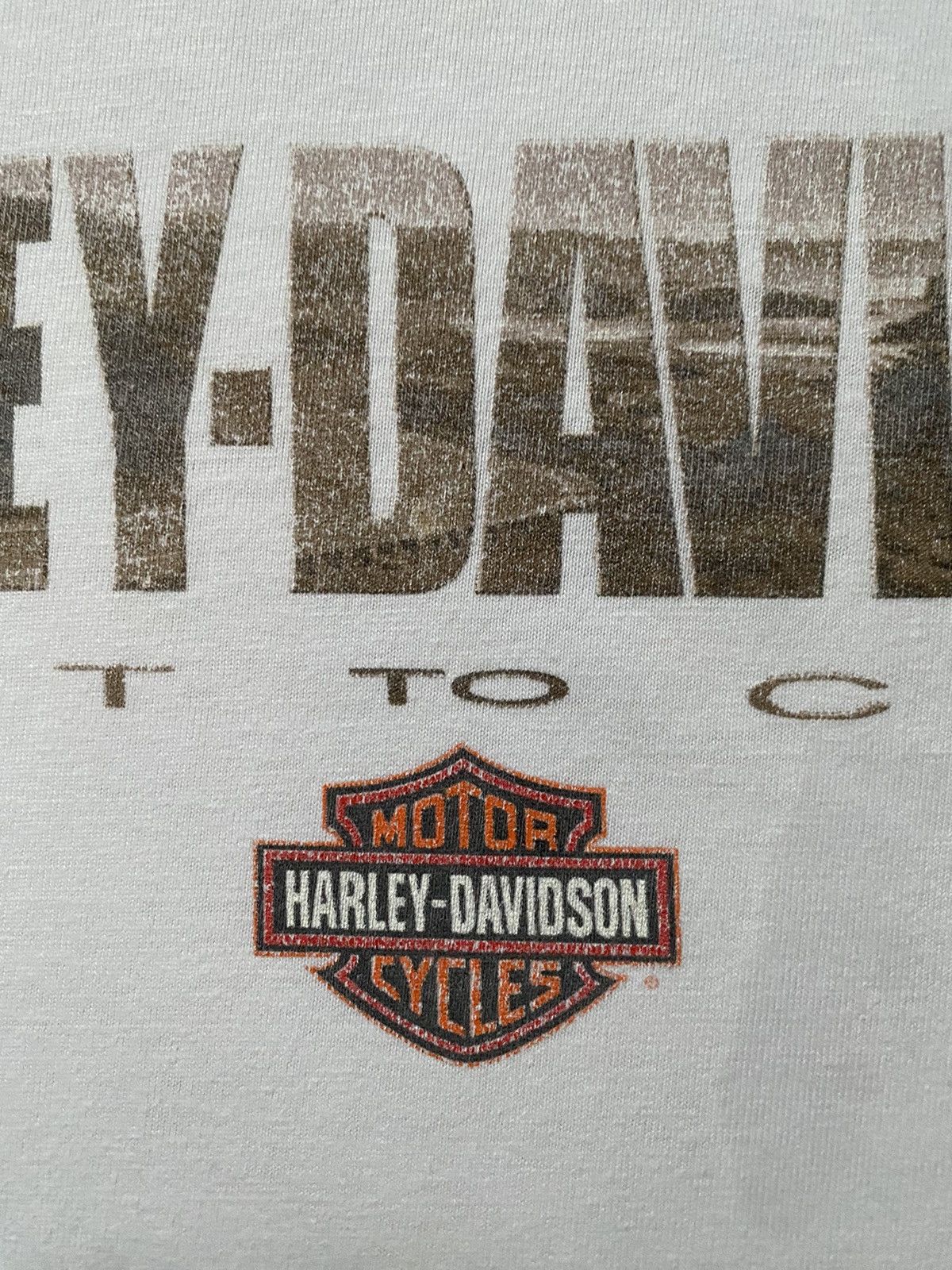 Harley Davidson × Vintage 🇺🇸 HARLEY DAVIDSON USA 2002 TEE VINTAGE T SHIRT Size US L / EU 52-54 / 3 - 4 Thumbnail