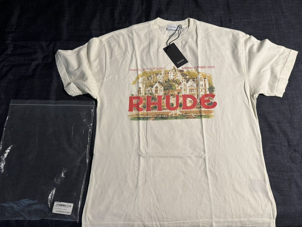image of Rhude City T-Shirt Men Large in White