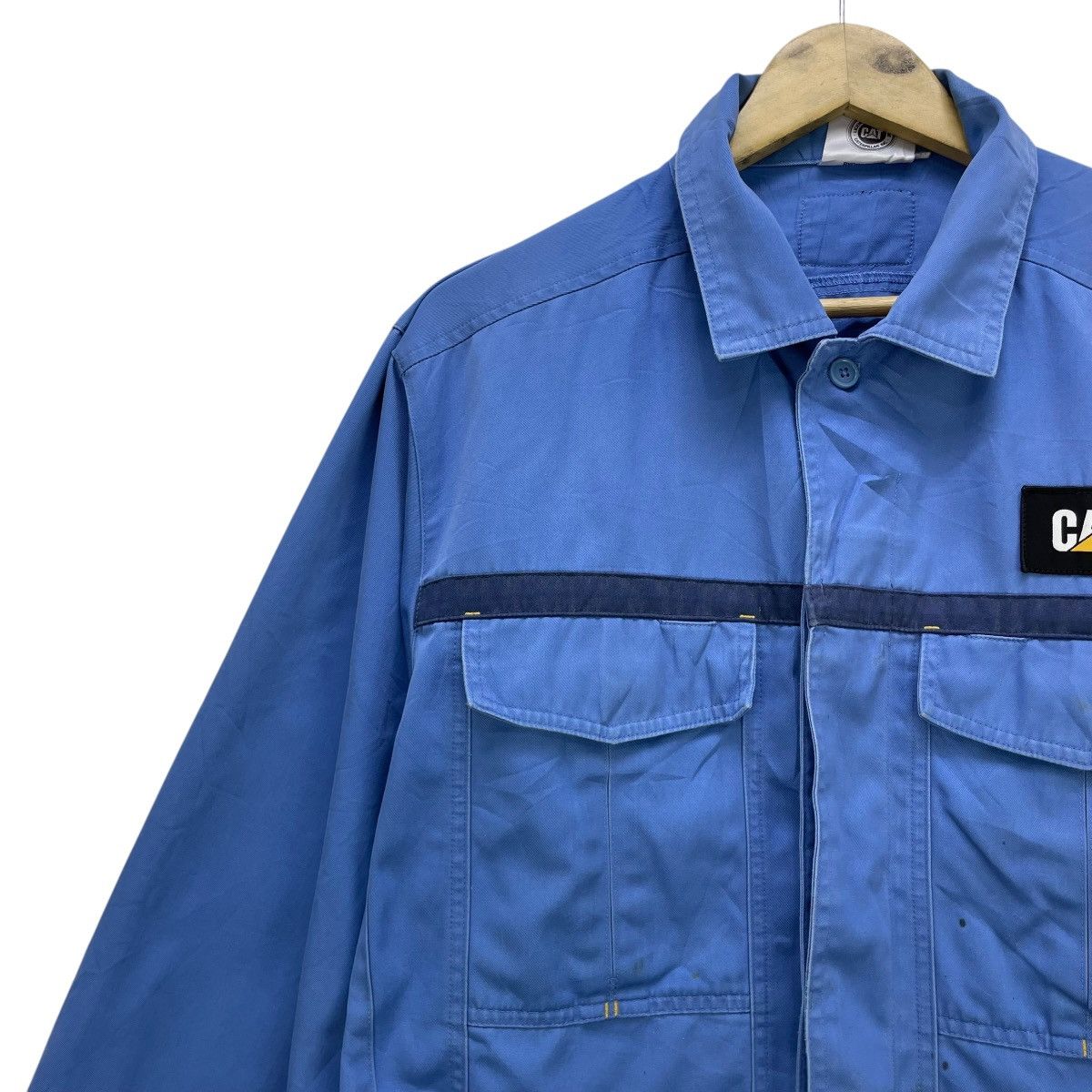 Caterpillar × Vintage 💥Vintage Cat Caterpillar Workwear Jacket Size US M / EU 48-50 / 2 - 3 Thumbnail