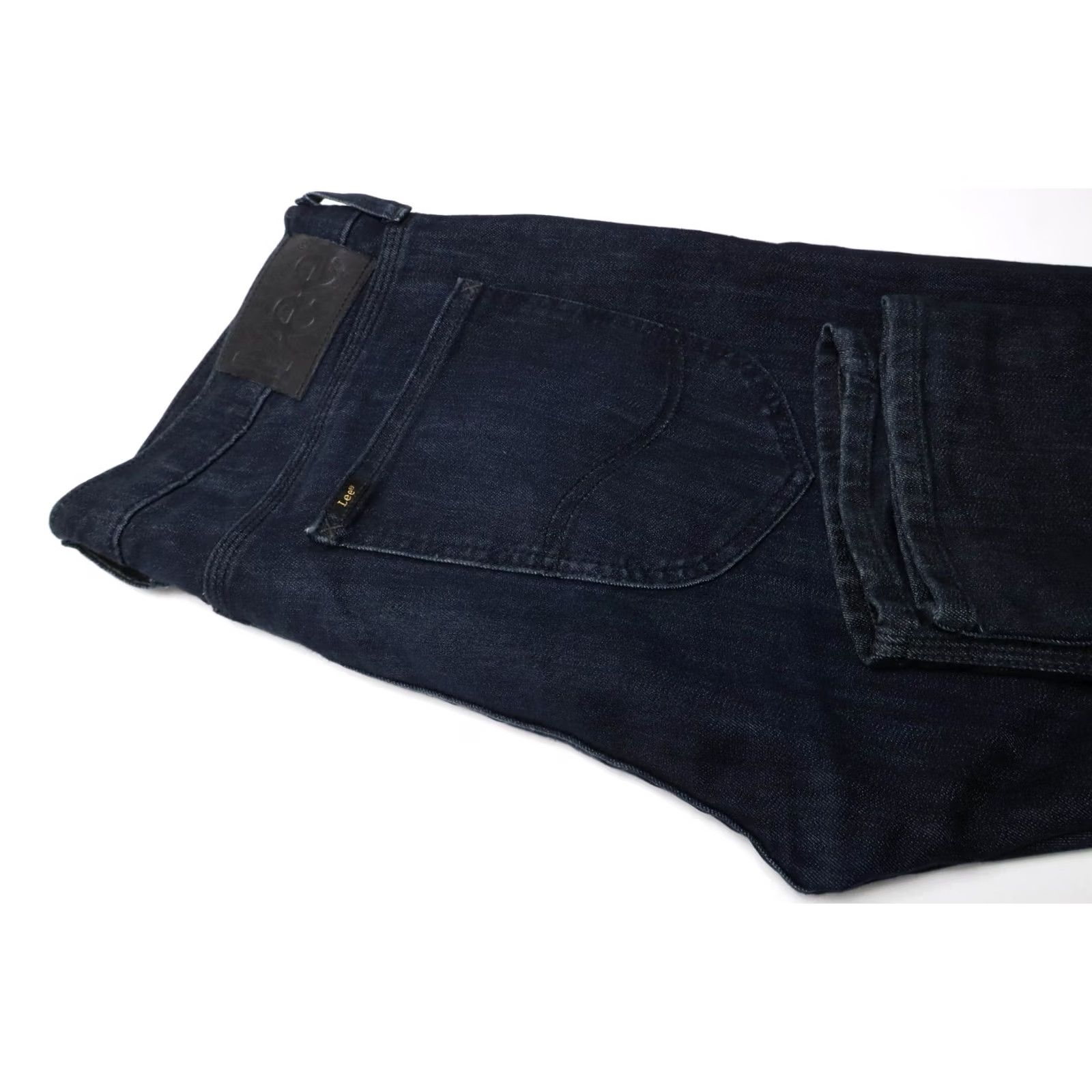 Lee LEE Luke Jeans Slim Navy Blue Denim Zip Fly Stretched Slim Fit W33/L32 Mens Jeans Size US 33 - 5 Thumbnail