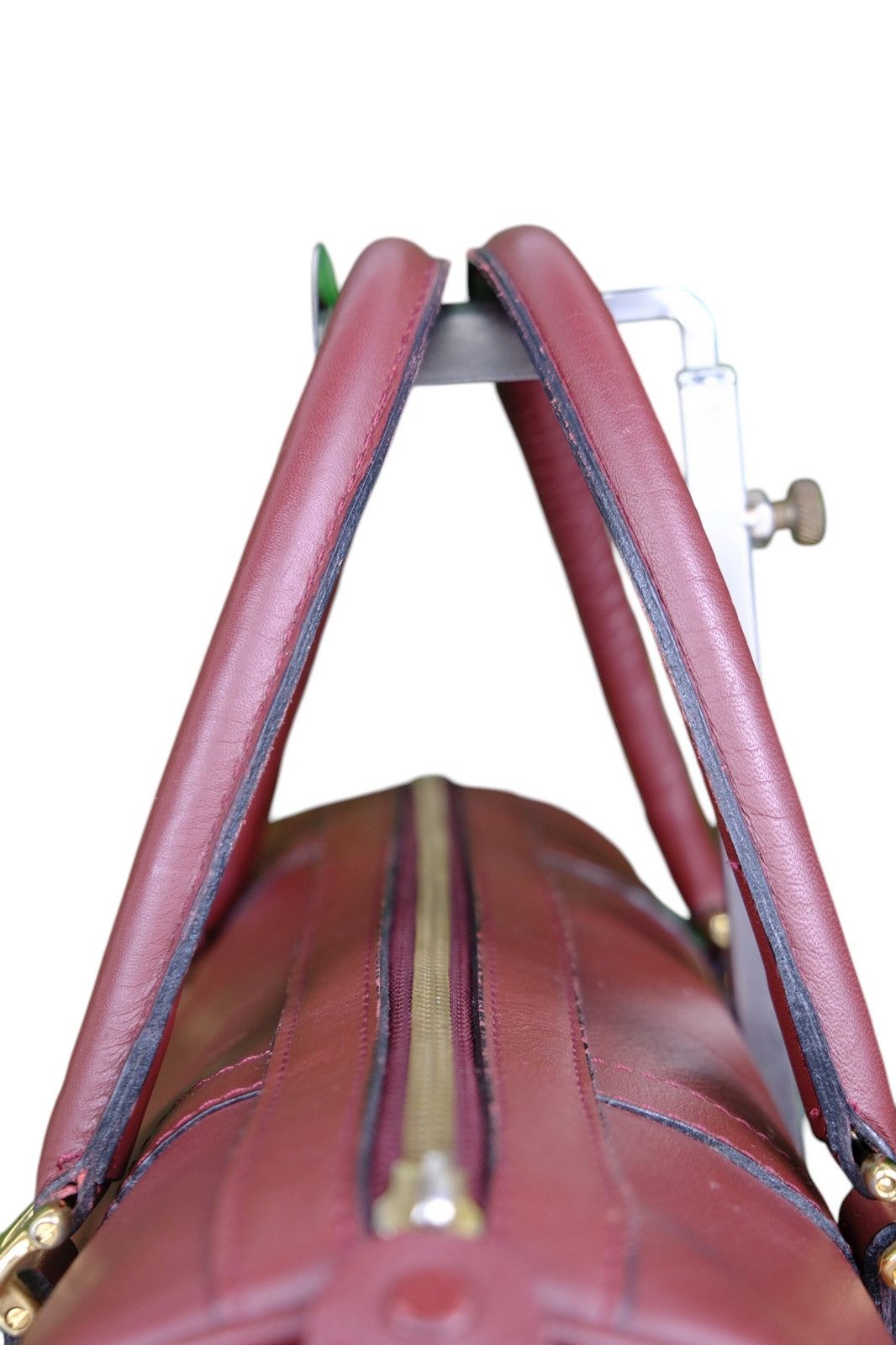 Cartier Vintage CARTIER 1980s Boston Bag Leather Bordeaux Size ONE SIZE - 14 Thumbnail